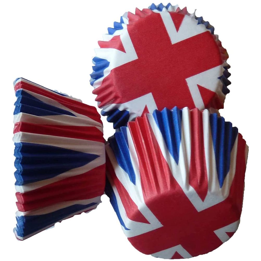 200Pcs Union Jack Mini Paper Baking Cups Cupcake Liners Cupcake Wrappers for view 4