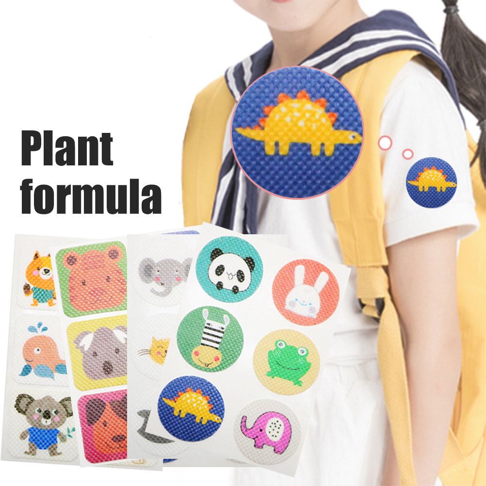 12 Sheets 72Pcs Mosquito Patches Cartoon Non Woven Natural Plant Essential Oil view 9