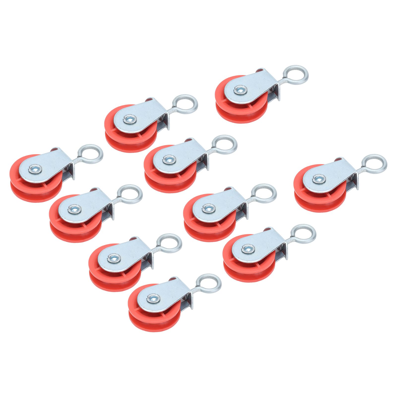 10pcs Waterline Fixed Pulley Medium Metal Automatic Poultry Products for view 4
