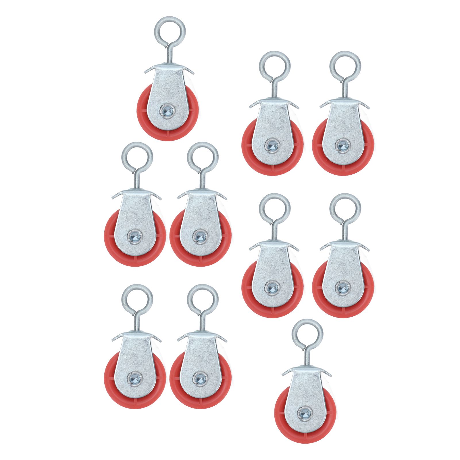 10pcs Waterline Fixed Pulley Medium Metal Automatic Poultry Products for view 5