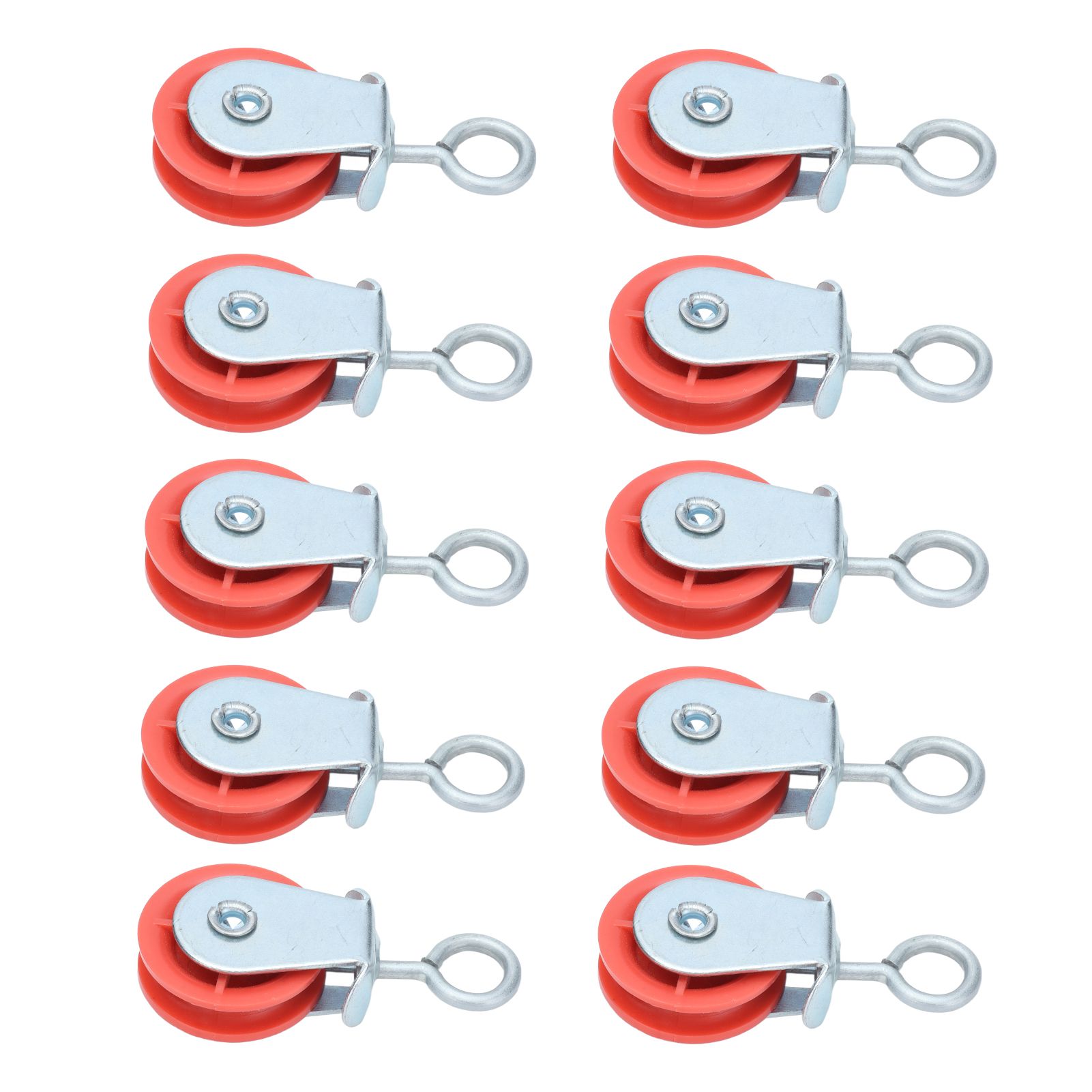 10pcs Waterline Fixed Pulley Medium Metal Automatic Poultry Products for view 6