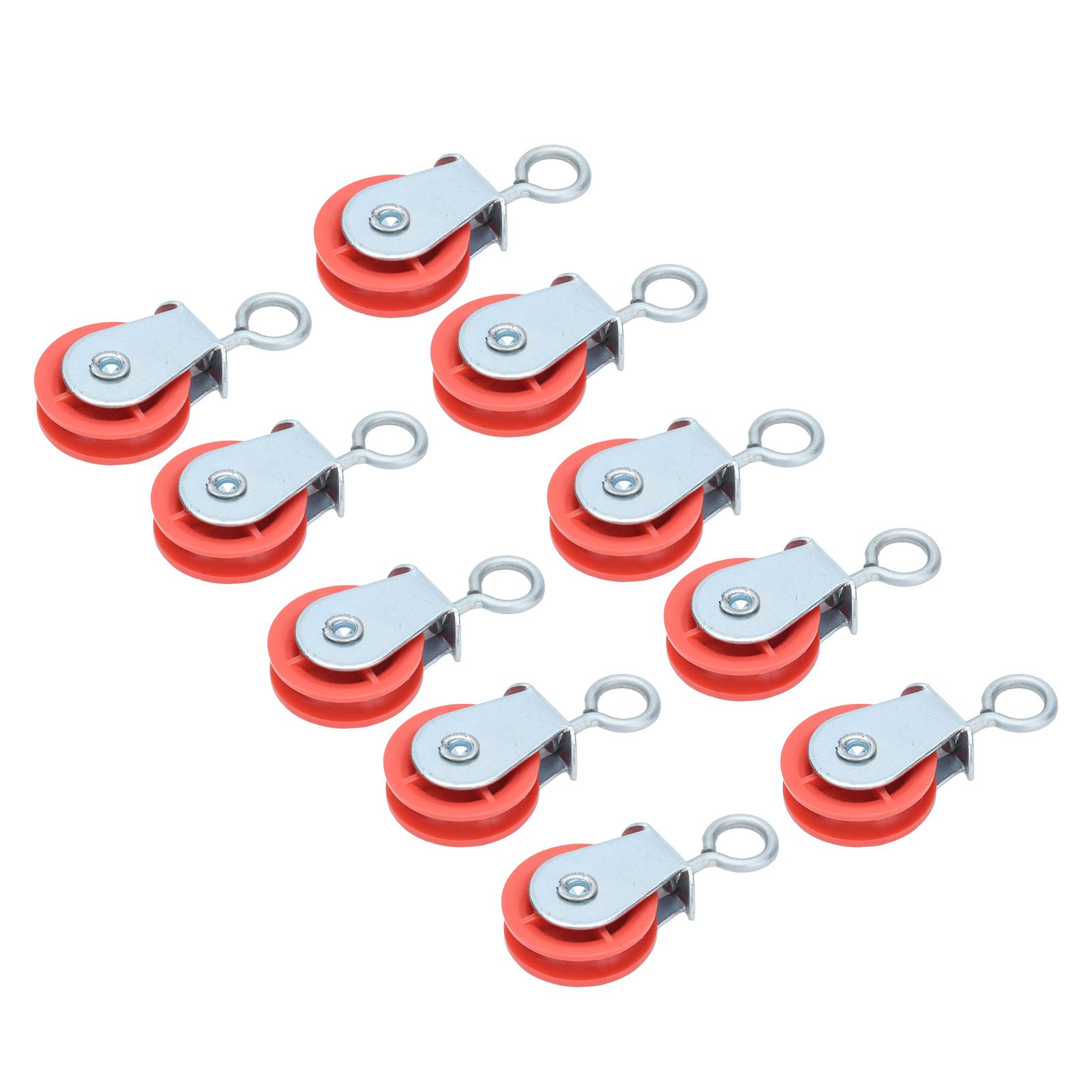 10pcs Waterline Fixed Pulley Medium Metal Automatic Poultry Products for view 8