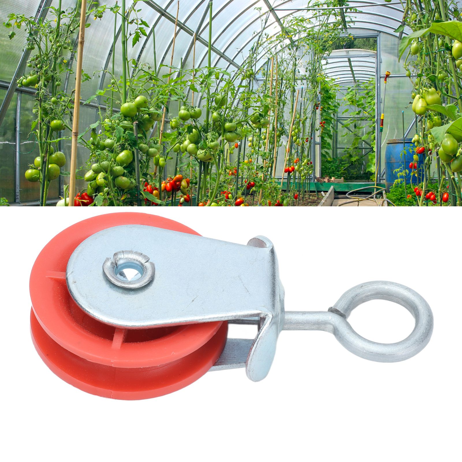 10pcs Waterline Fixed Pulley Medium Metal Automatic Poultry Products for view 12