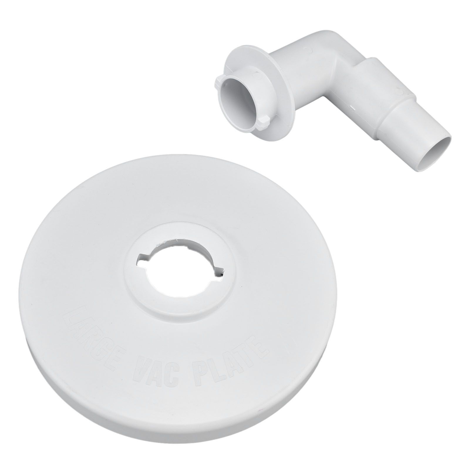 Skimmer Vacuum Plate with 90 ° Elbow Plastic Pool Vacuum Plate Replacement for view 10
