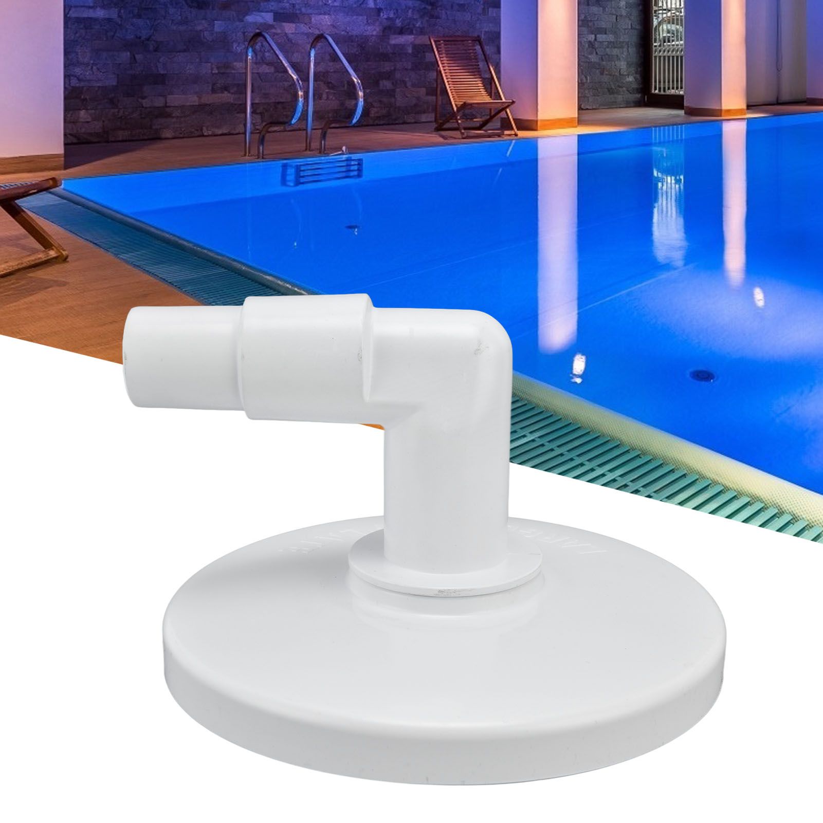 Skimmer Vacuum Plate with 90 ° Elbow Plastic Pool Vacuum Plate Replacement for view 11