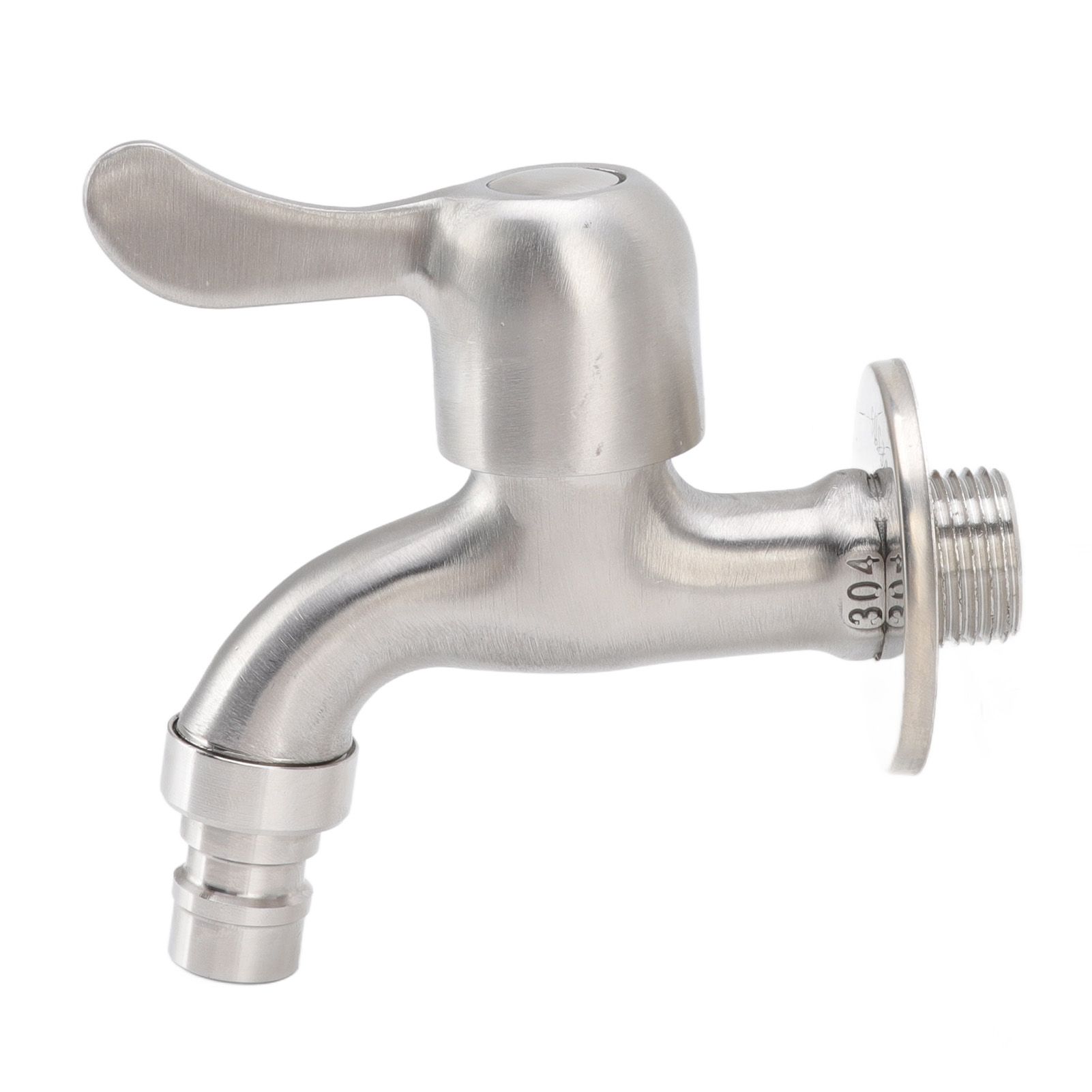 G1/2 Washing Machine Tap Leakage Proof Cold Water Stainless Steel Wall Mounted view 5