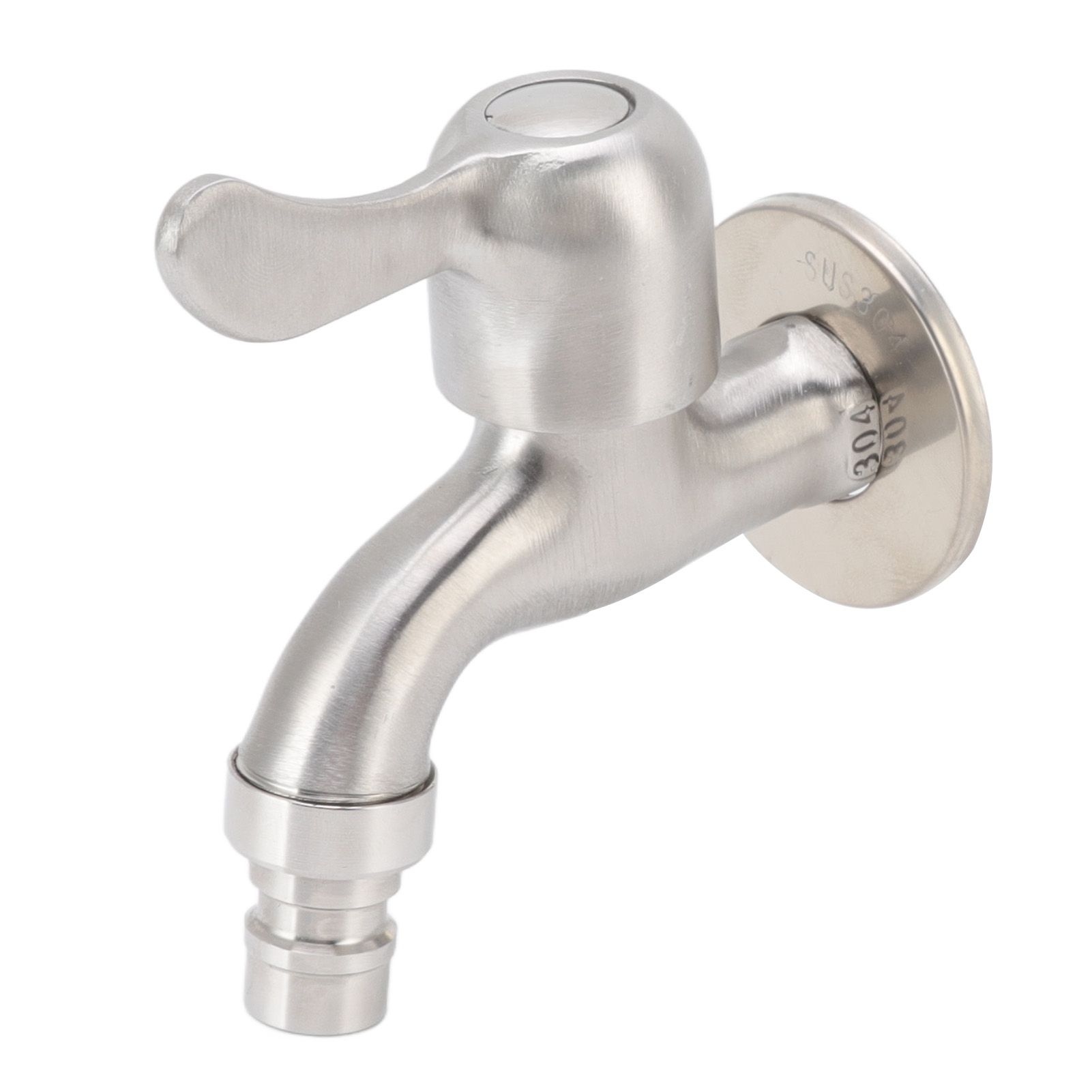 G1/2 Washing Machine Tap Leakage Proof Cold Water Stainless Steel Wall Mounted view 9