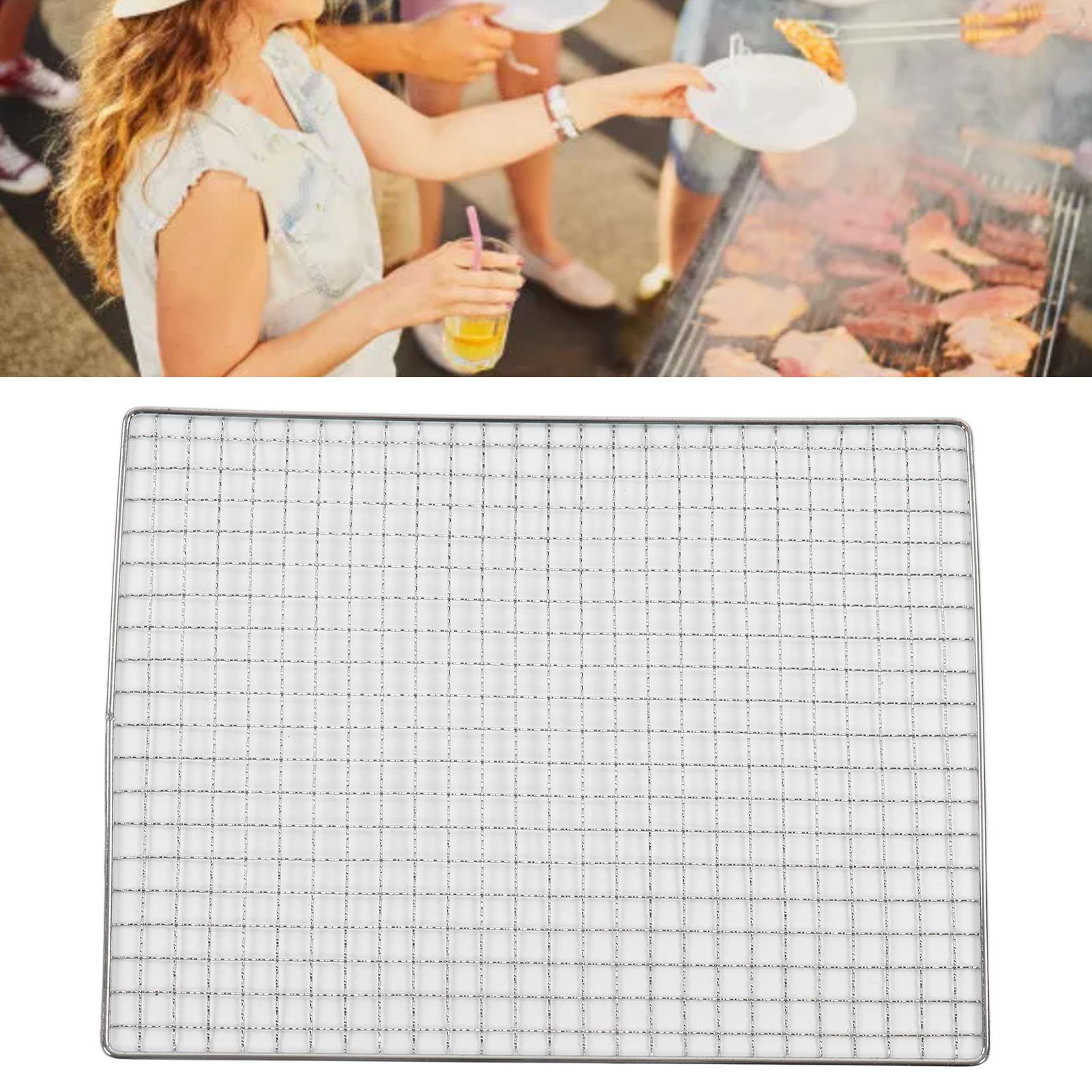 Barbecue Wire Mat Rust Proof Stainless Steel Multi Functional BBQ Grill Mat view 12