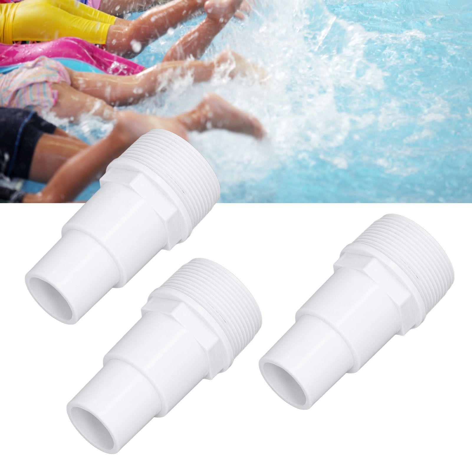 3Pcs G1‑1/2 External Thread Hose Adapter Swimming Pool Supplies for view 12