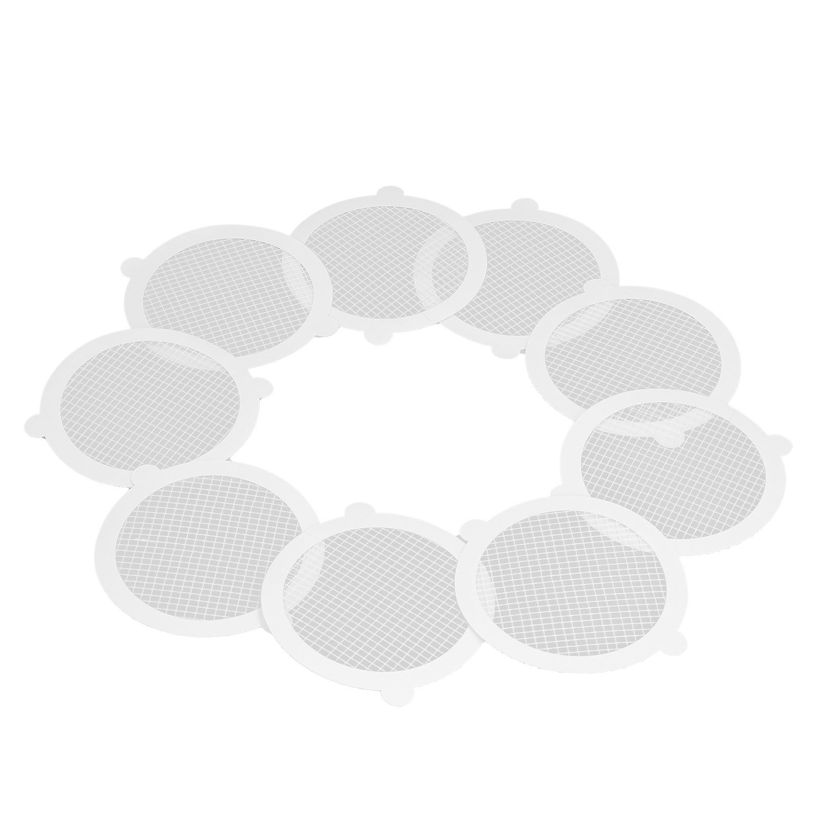50Pcs Shower Drain Hair Catcher Fiberglass Practical Convenient Dense Mesh view 3