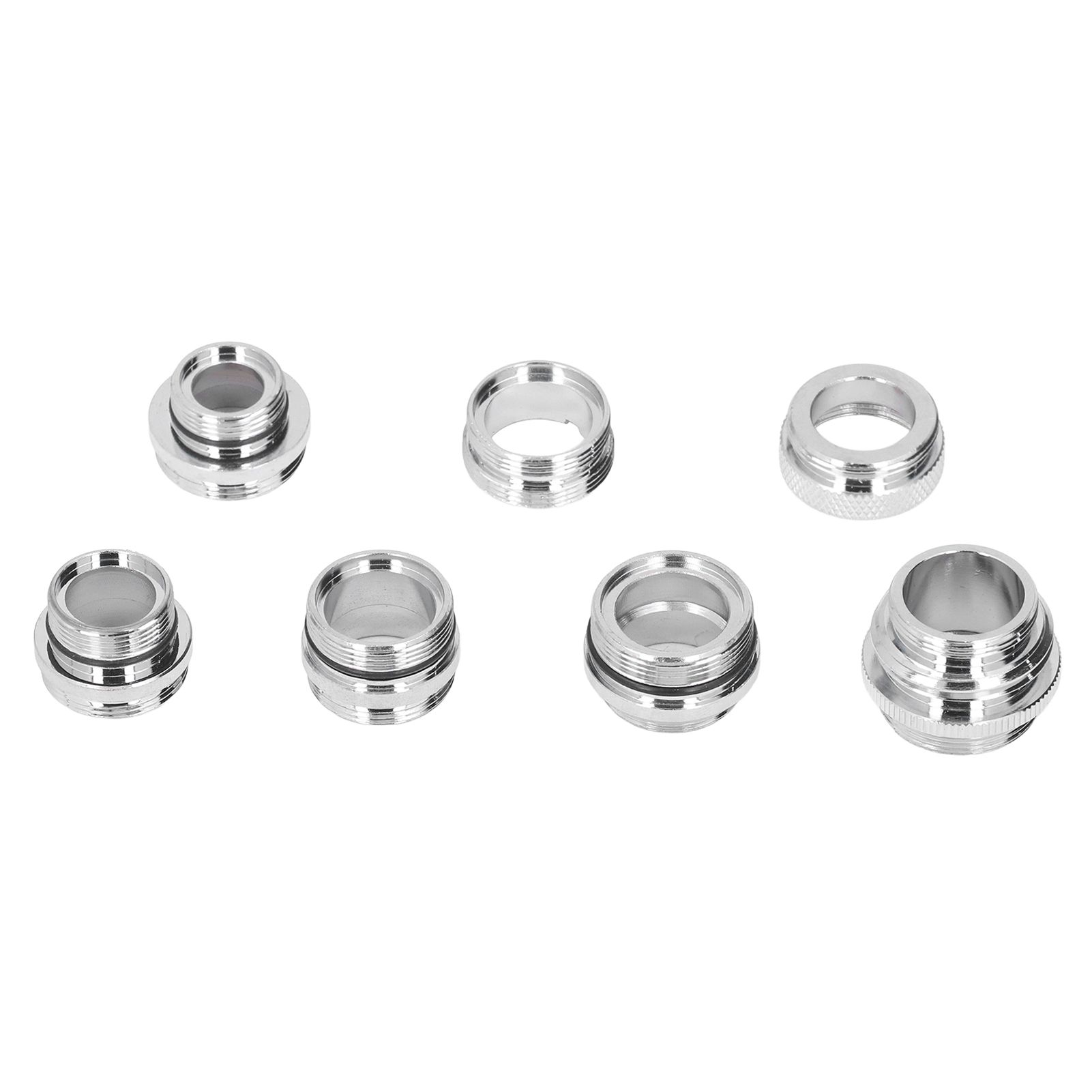7Pcs/Set Male Female Faucet Adapter Kit with Gasket Brass Aerator Adapter Set view 9