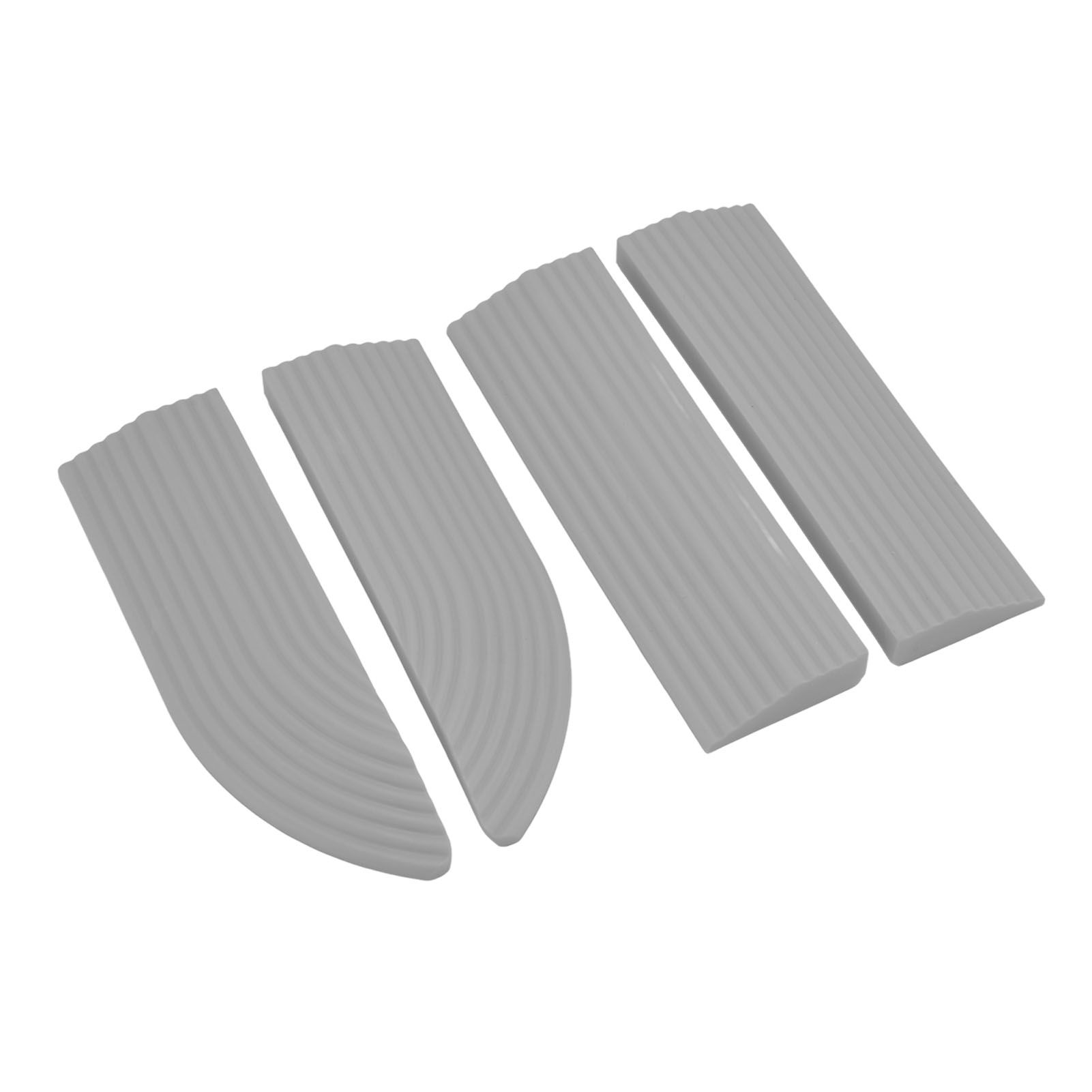 4PCS Universal Sweeper Door Sill Stair Wheelchair Door Sill Free Assembly view 2