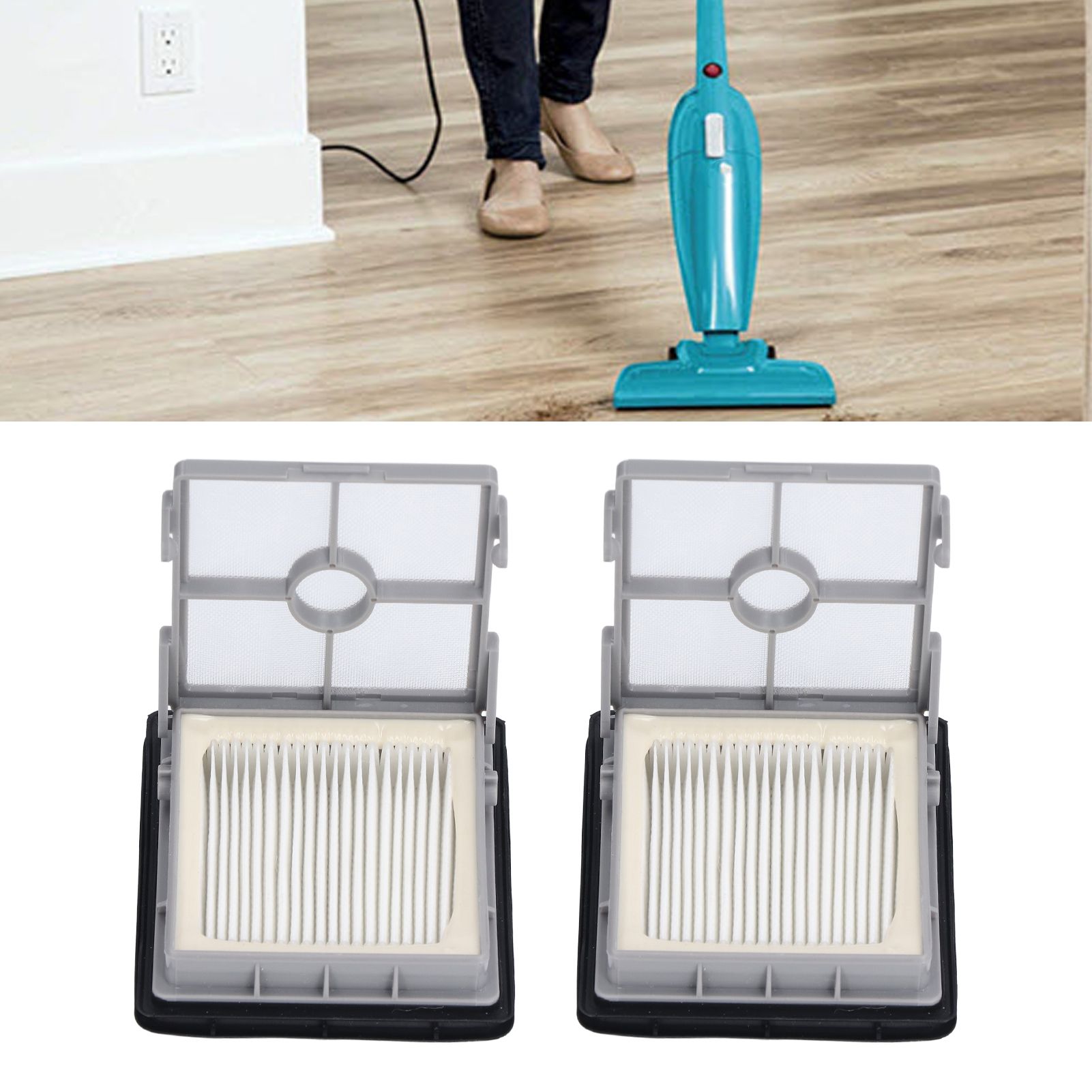 2Pcs Vacuum Cleaner Scrubber Filter Elements for Bissell 3350F 2832Z 2955Z view 12