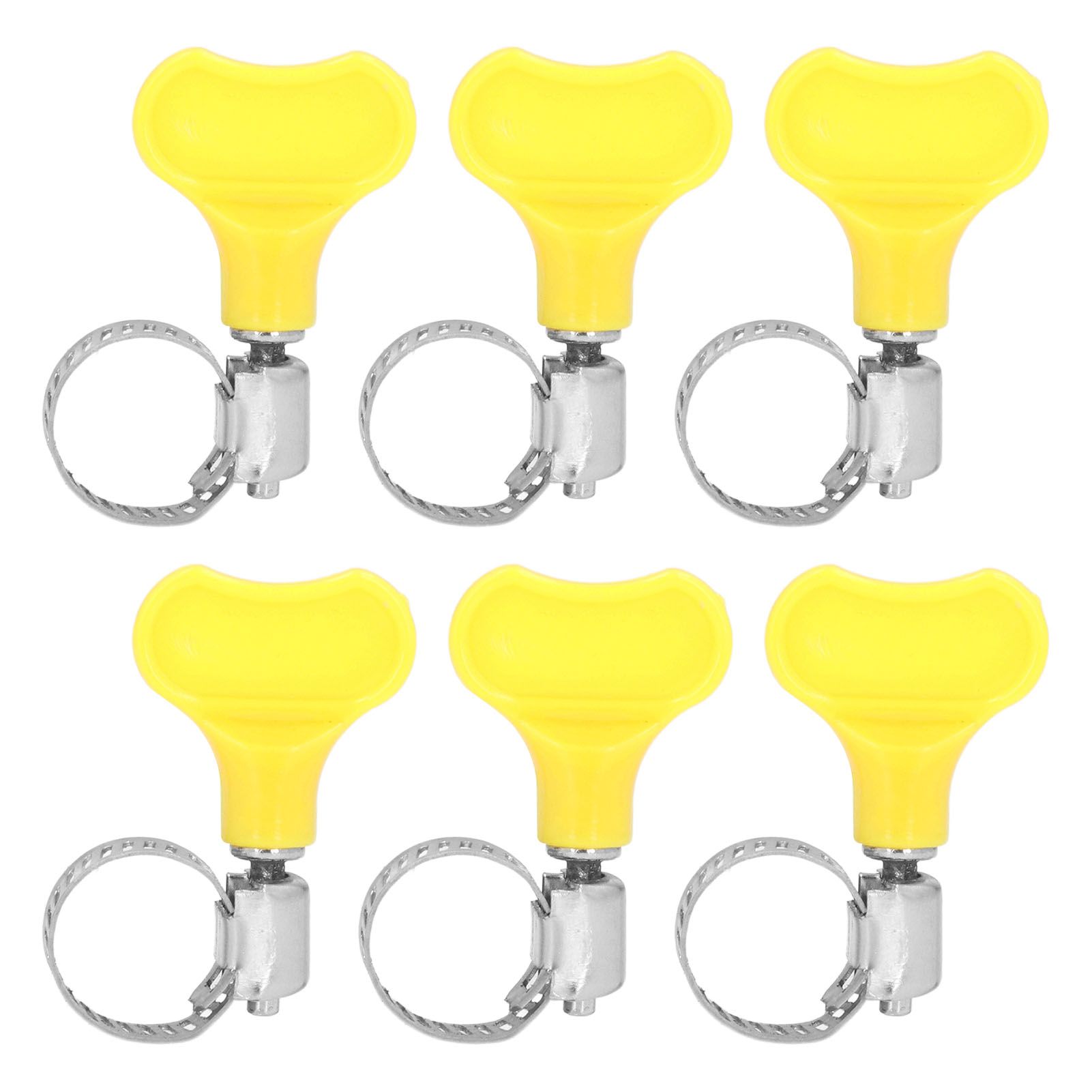 15 Pcs Stainless Steel Hose Clamp Corrosion Resistant Reusable Worm Gear Pipe view 2