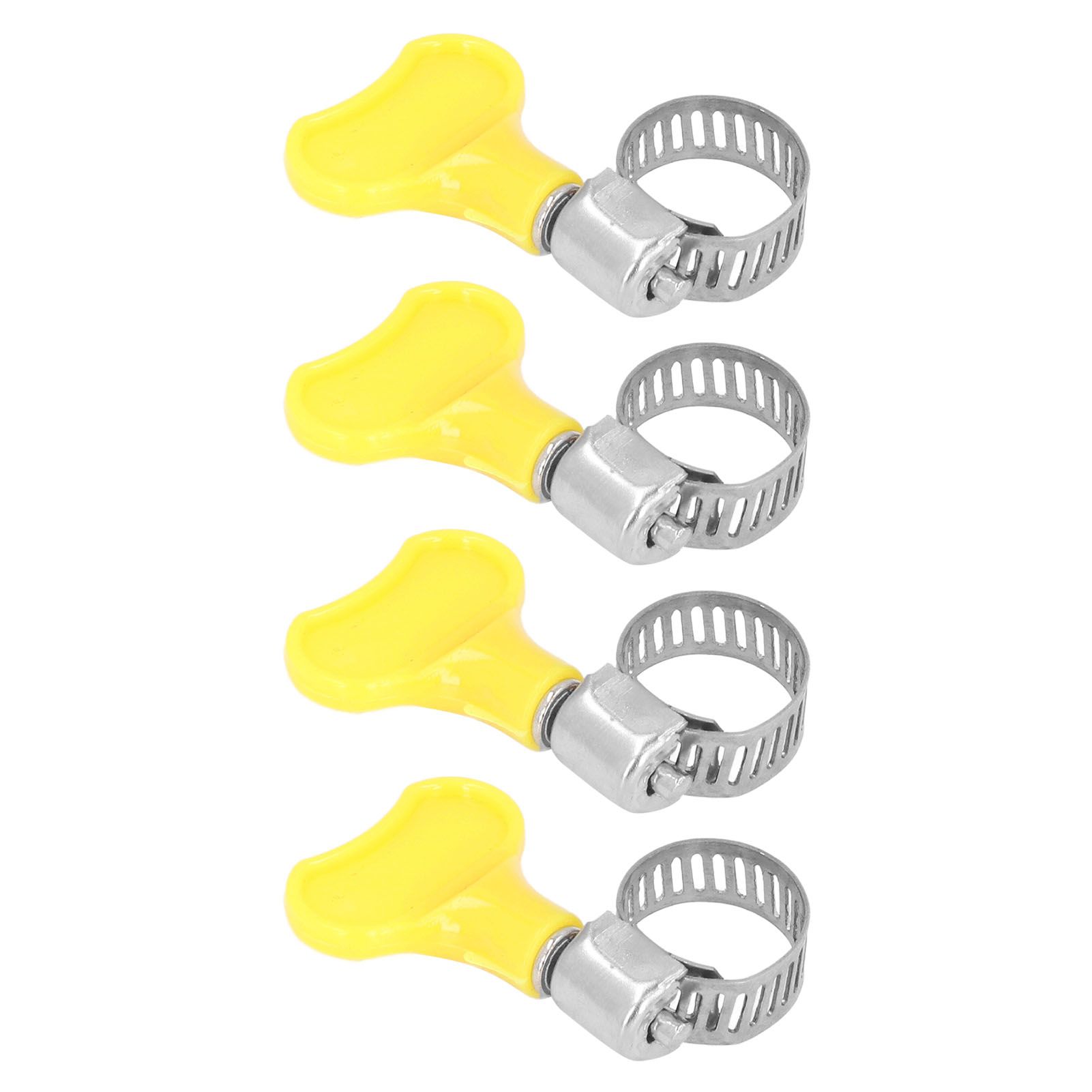 15 Pcs Stainless Steel Hose Clamp Corrosion Resistant Reusable Worm Gear Pipe view 4