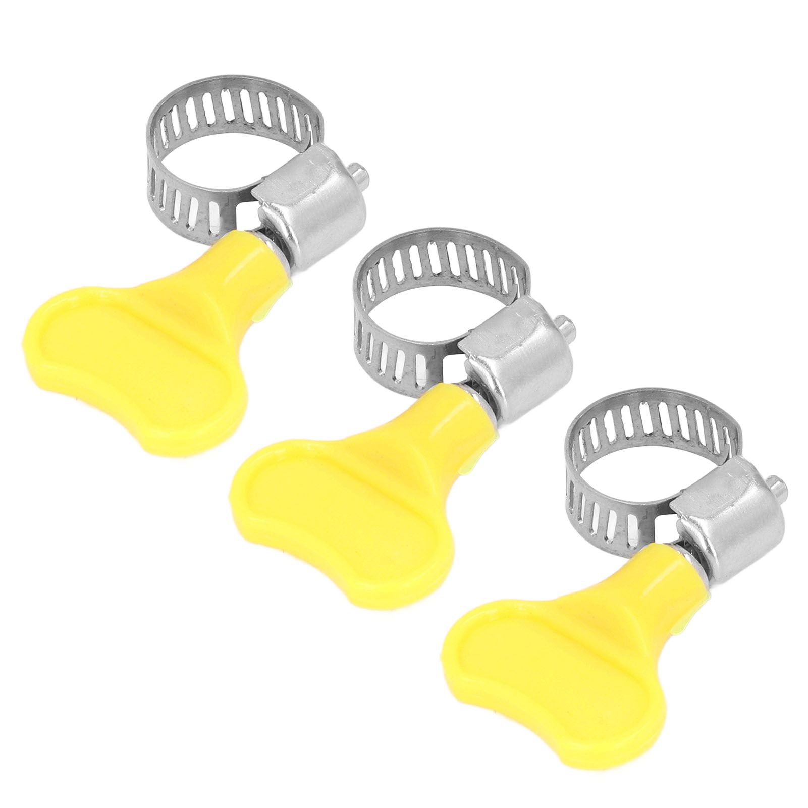 15 Pcs Stainless Steel Hose Clamp Corrosion Resistant Reusable Worm Gear Pipe view 8
