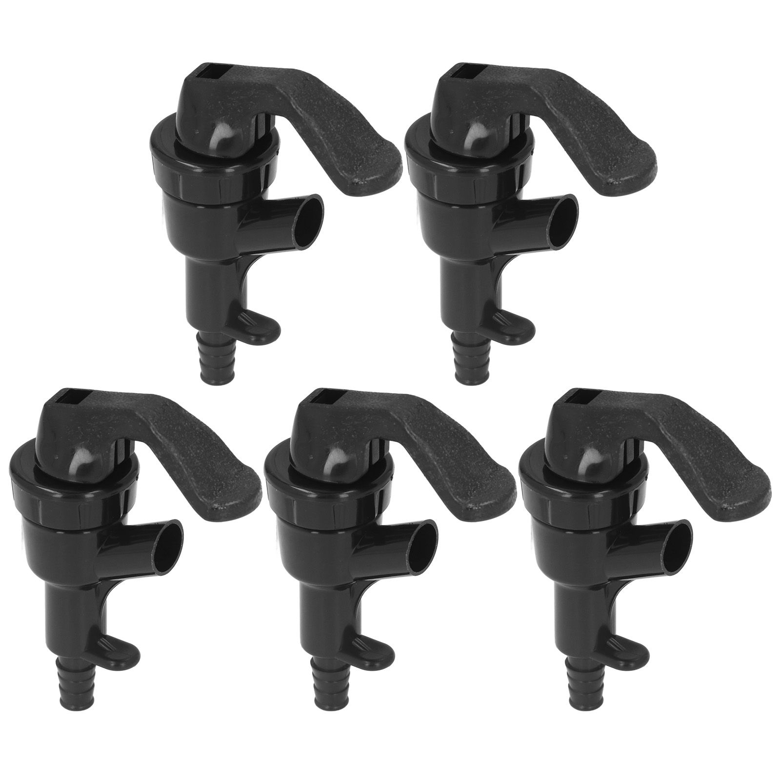 5Pcs Beer Tap Brewing Barrel Faucet ABS 20PSI 1/4in Bard Connector 3/16in — image 1