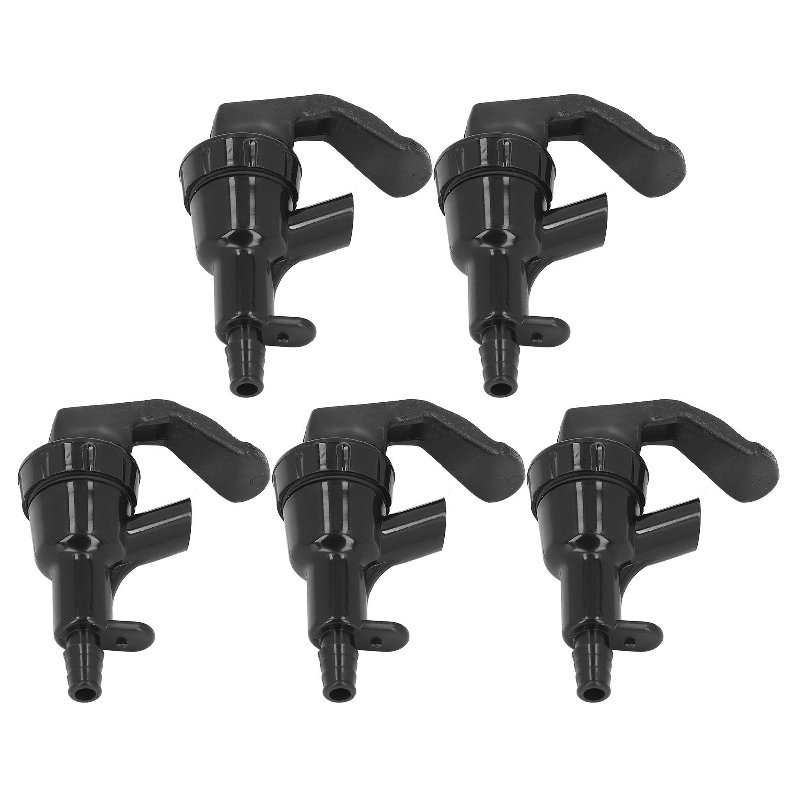 5Pcs Beer Tap Brewing Barrel Faucet ABS 20PSI 1/4in Bard Connector 3/16in view 4