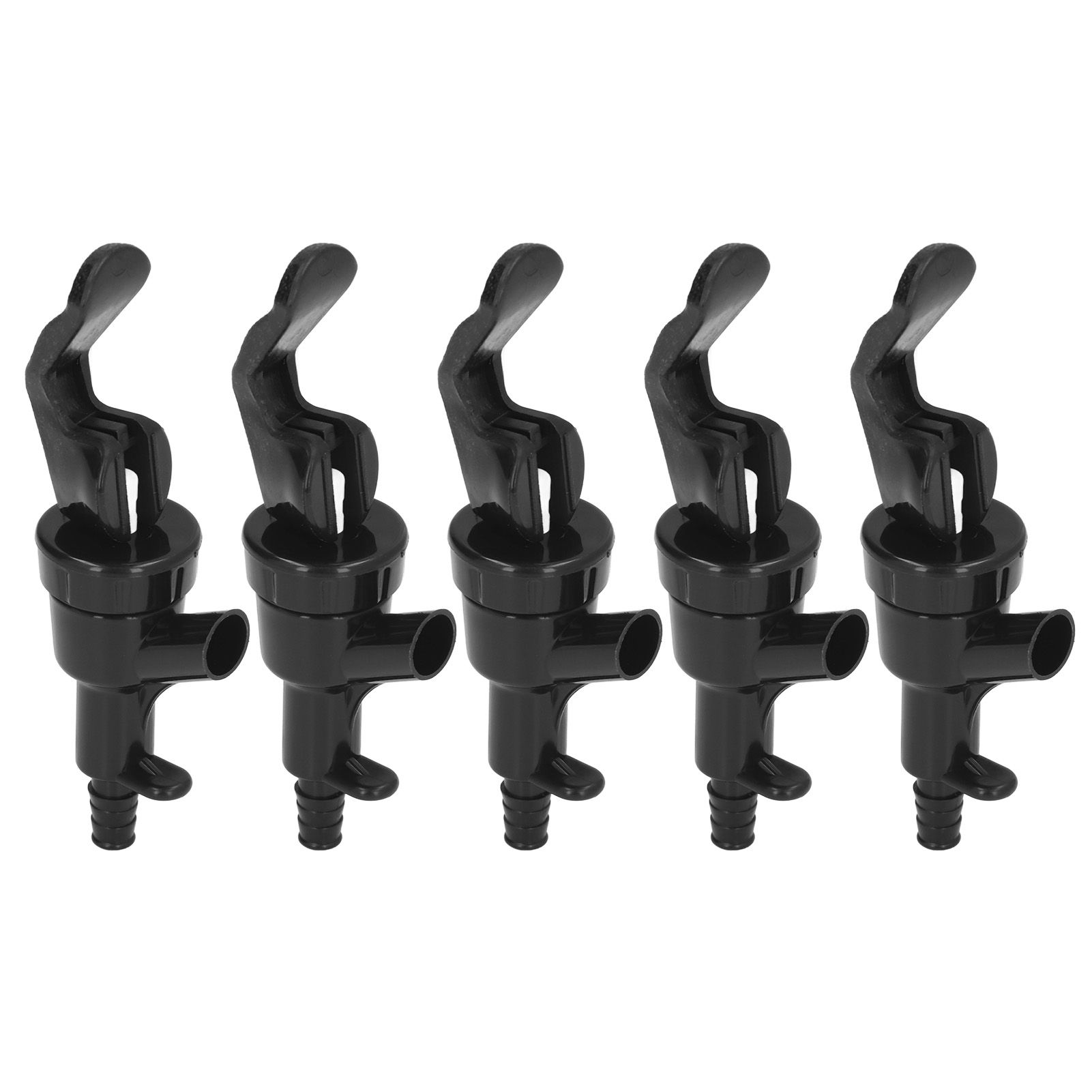 5Pcs Beer Tap Brewing Barrel Faucet ABS 20PSI 1/4in Bard Connector 3/16in view 5