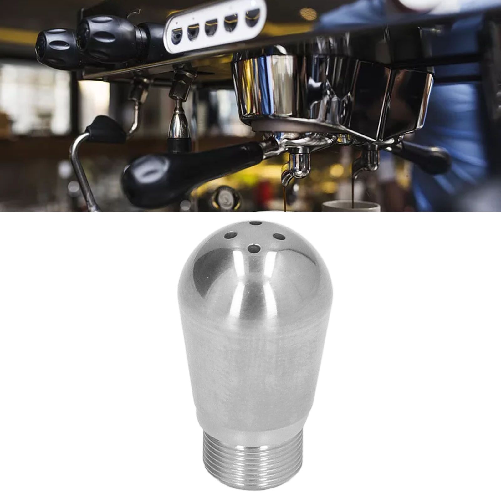 Steam Nozzle 4 Holes Stainless Steel Easy Clean Semi Automatic Coffee Machine view 11