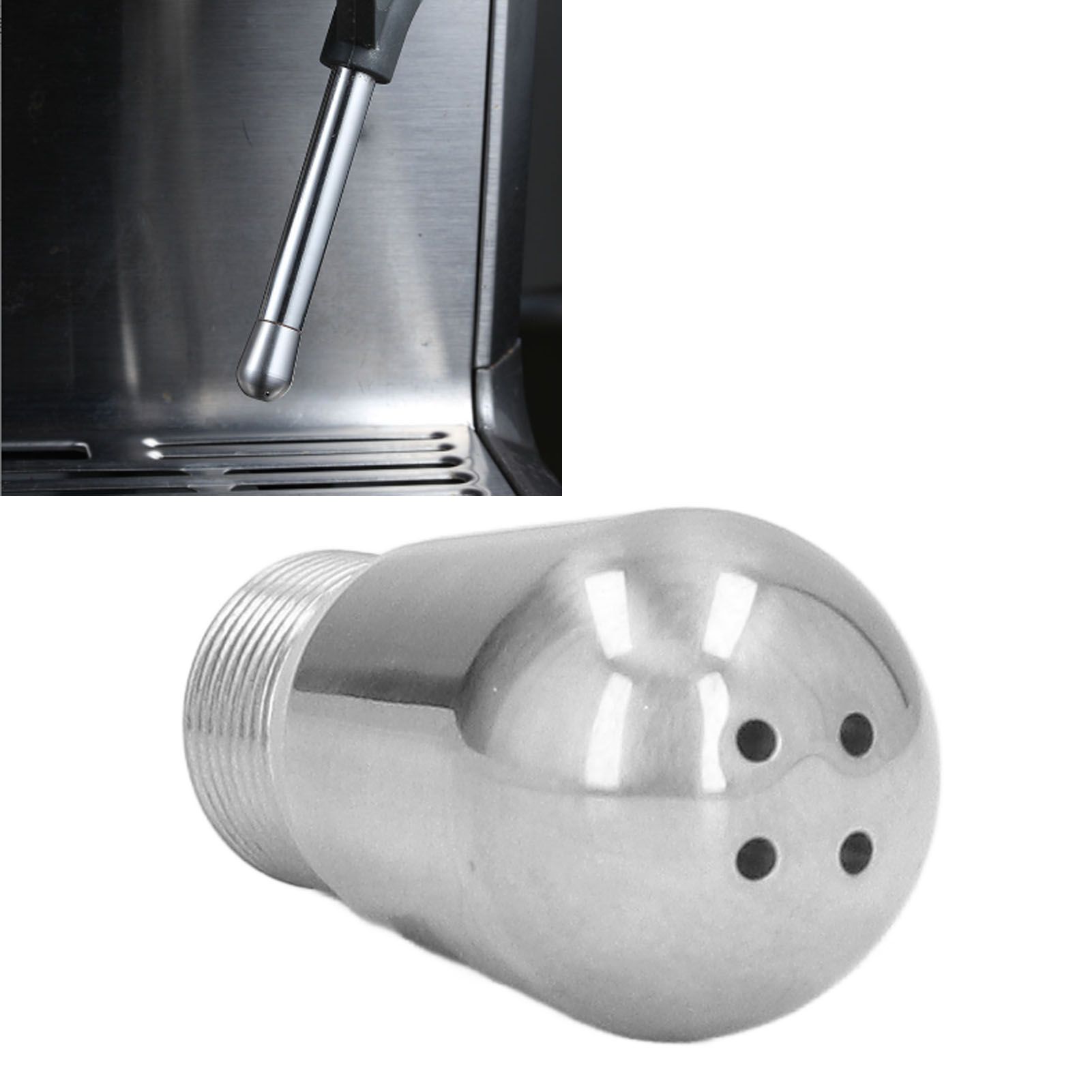 Steam Nozzle 4 Holes Stainless Steel Easy Clean Semi Automatic Coffee Machine view 12