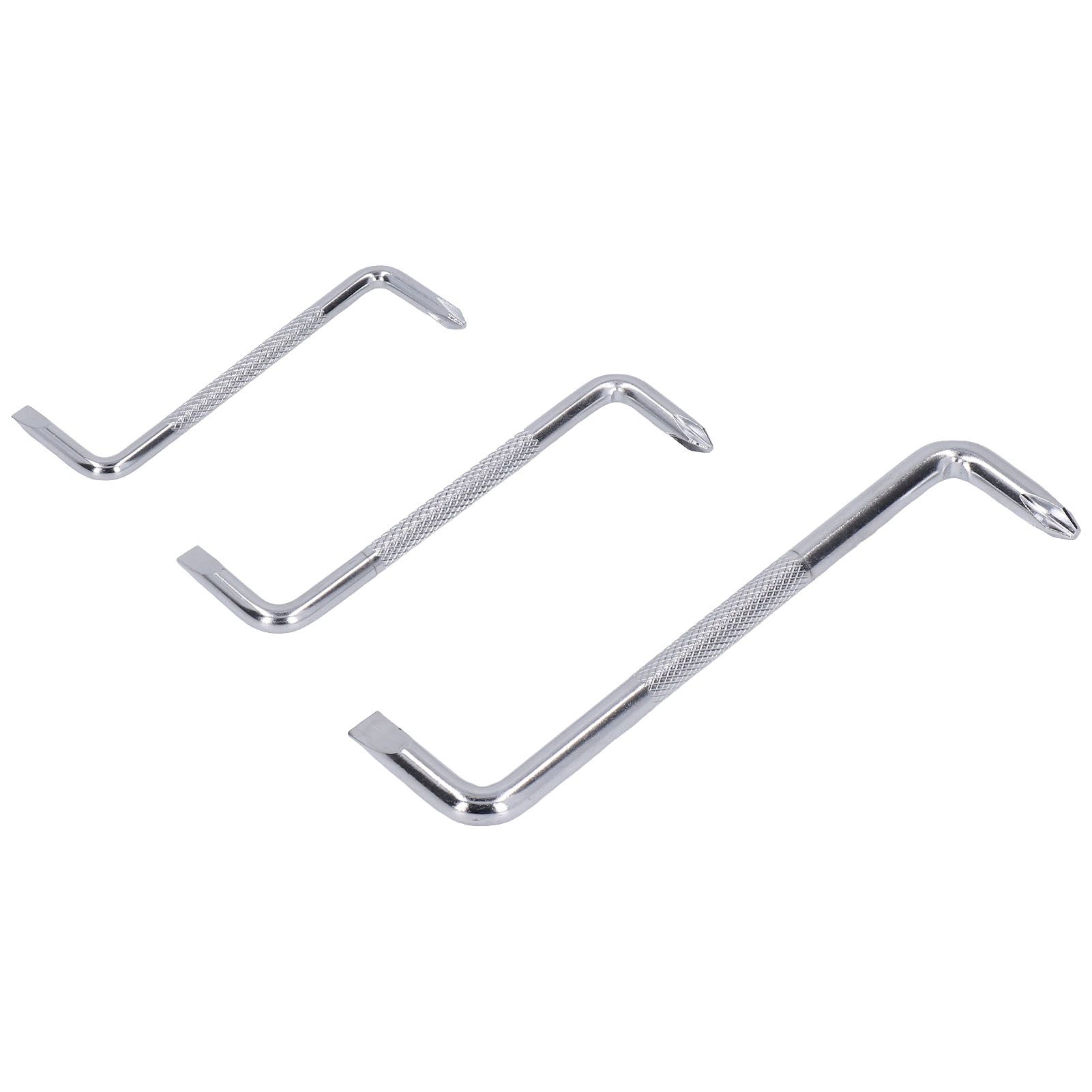 3Pcs Z Type Short Handle Screwdriver 90° Double Head Offset Screwdriver for view 6