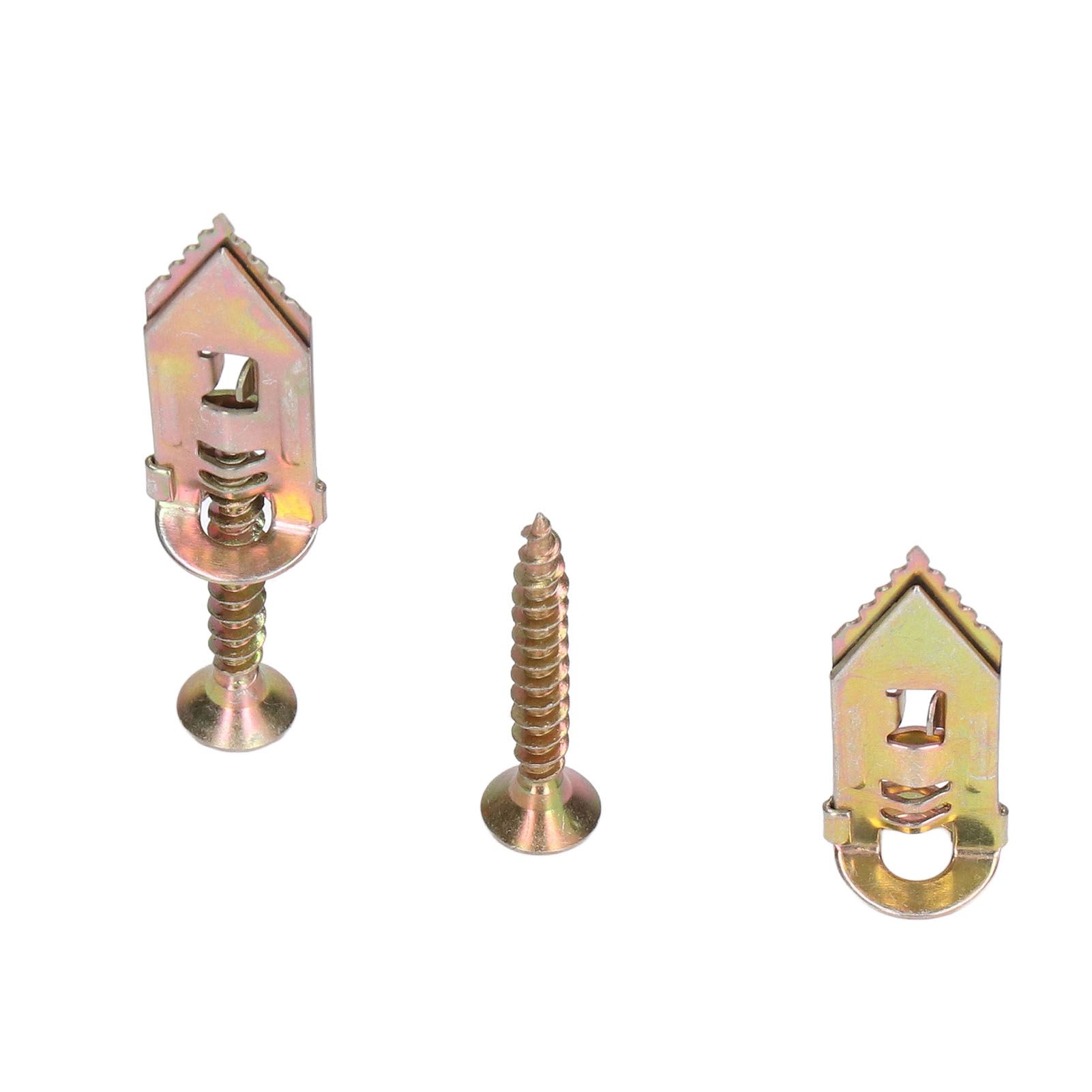 40Pack Self Drilling Anchors Screws Set Drywall Metal Anchors Knock Type for view 5