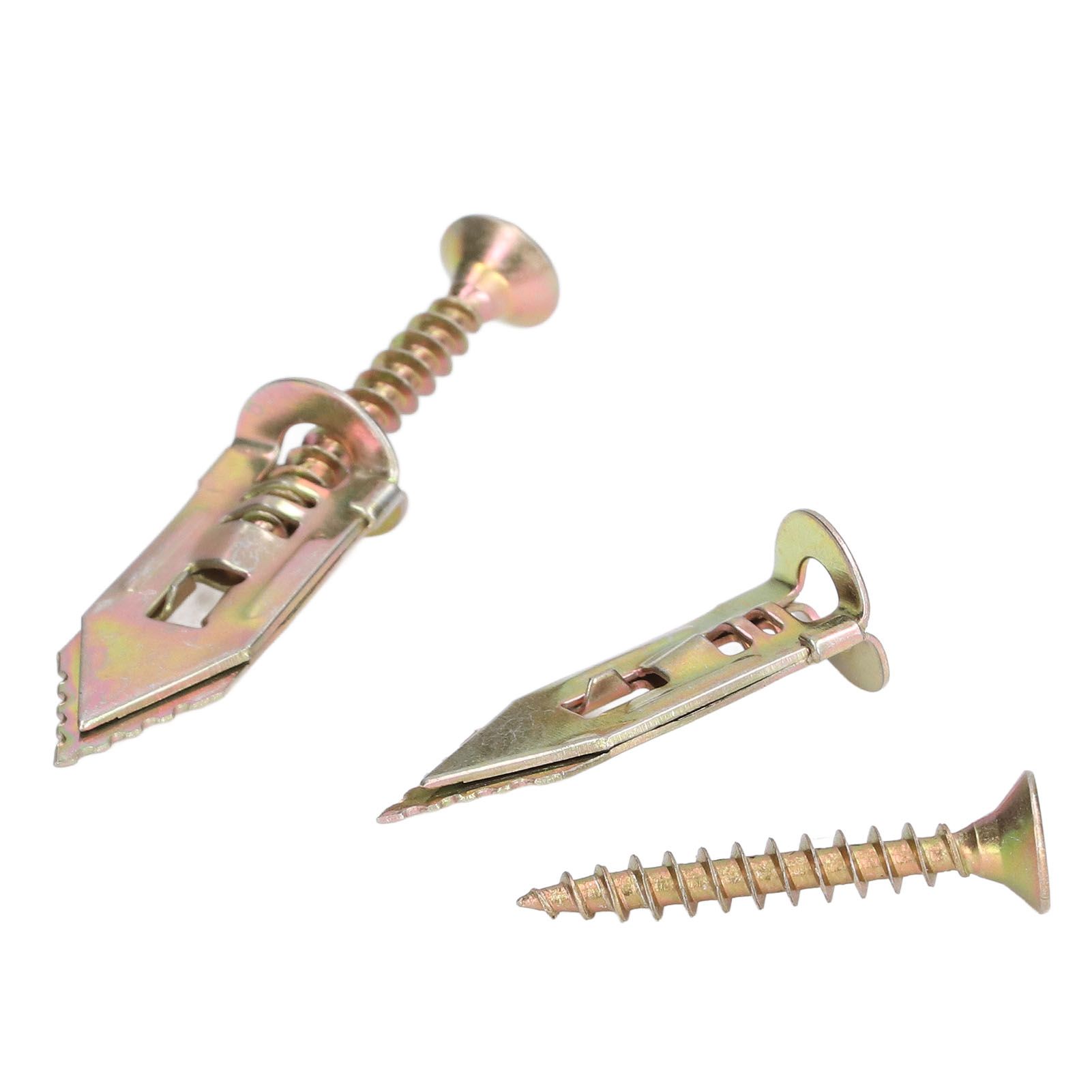 40Pack Self Drilling Anchors Screws Set Drywall Metal Anchors Knock Type for view 10