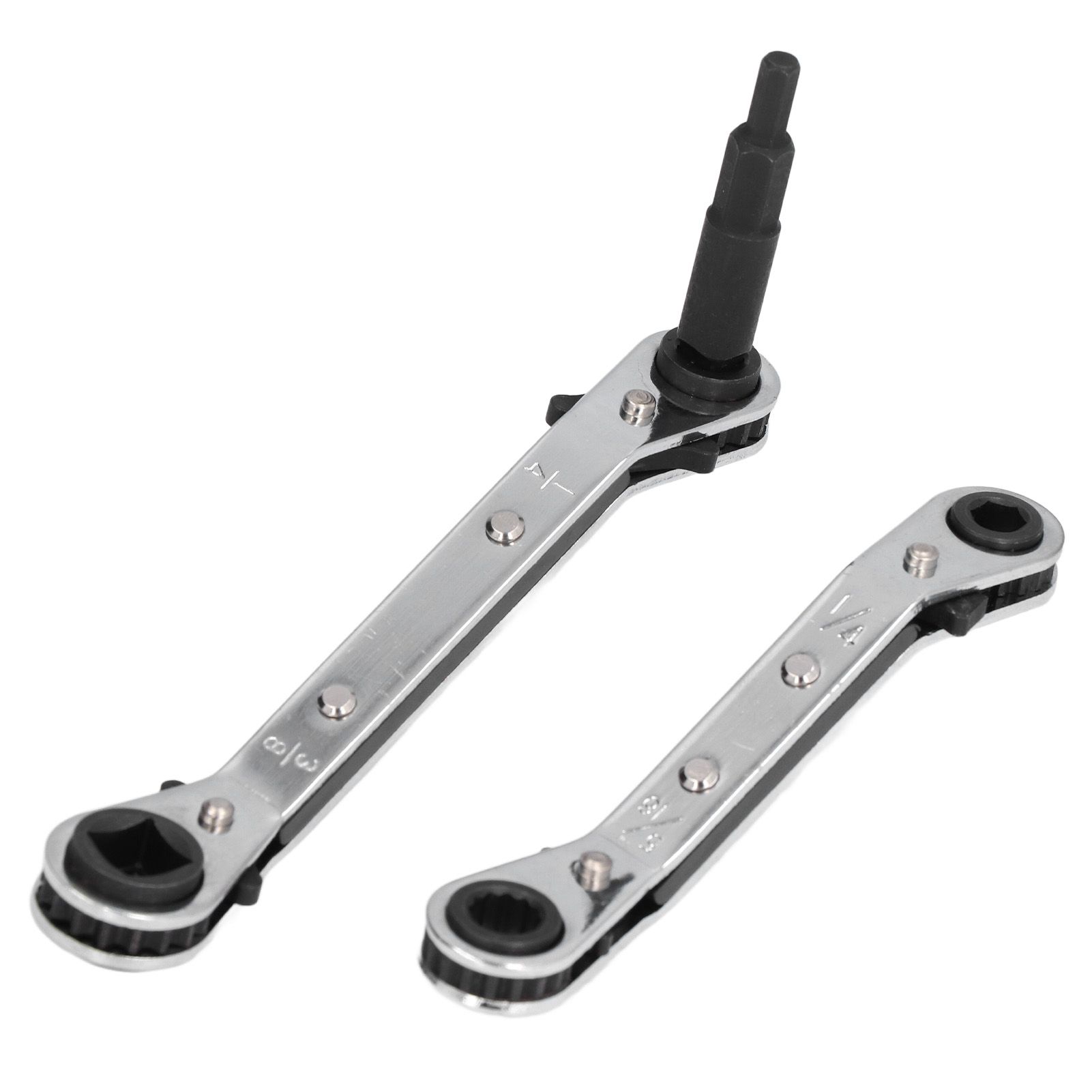 CT122 Refrigerator Ratchet Wrench 1/4 3/16 5/16 3/8 Stainless Steel Wrench Air view 10