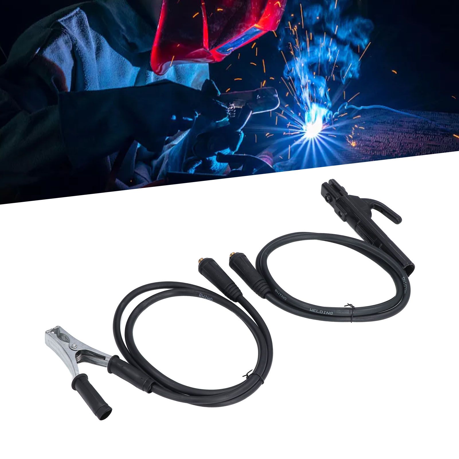 300A Ground Welding Earth Clamp Set with 1.5m Cable for ARC ZX7 MMA Welding view 12