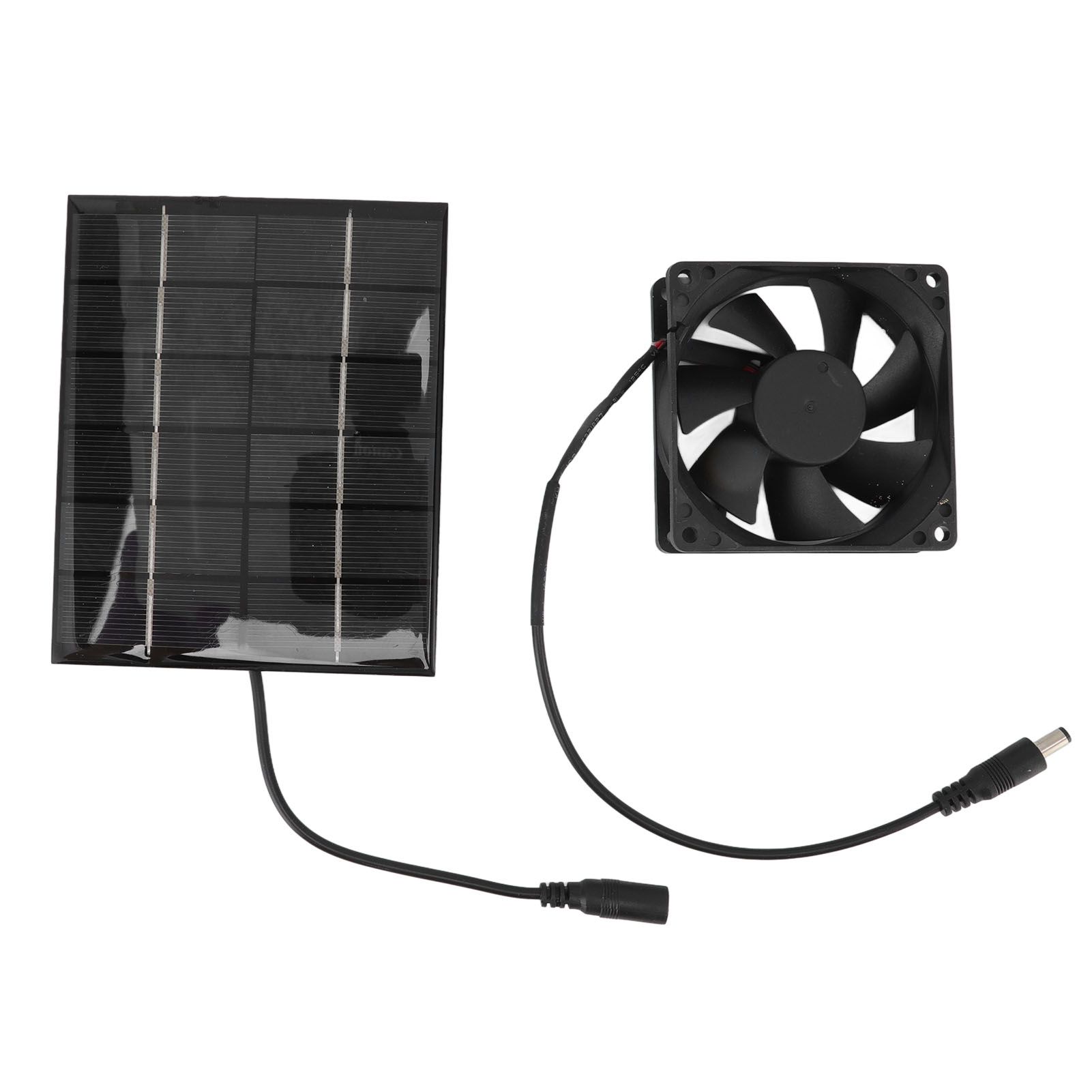 Solar Panel Fan Exhaust Air Ventilation Heat Dissipation Tool for Greenhouse Shed view 9