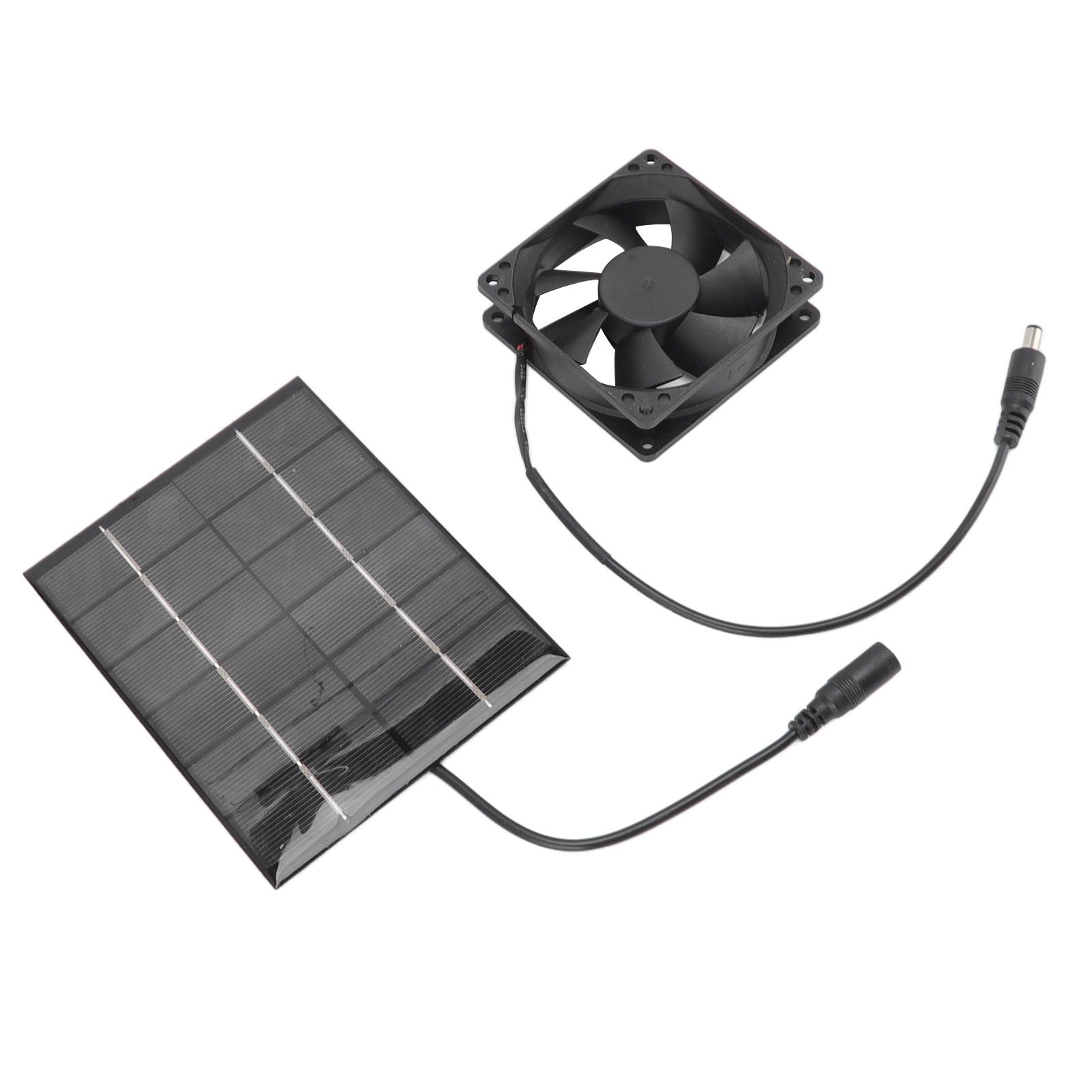Solar Panel Fan Exhaust Air Ventilation Heat Dissipation Tool for Greenhouse Shed view 10