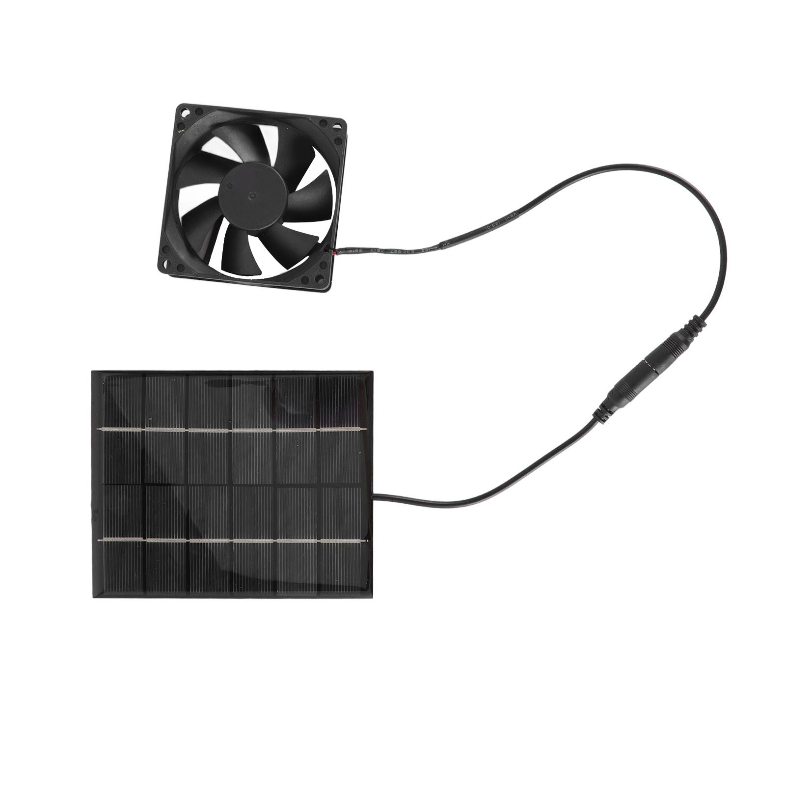 Solar Panel Fan Exhaust Air Ventilation Heat Dissipation Tool for Greenhouse Shed view 15