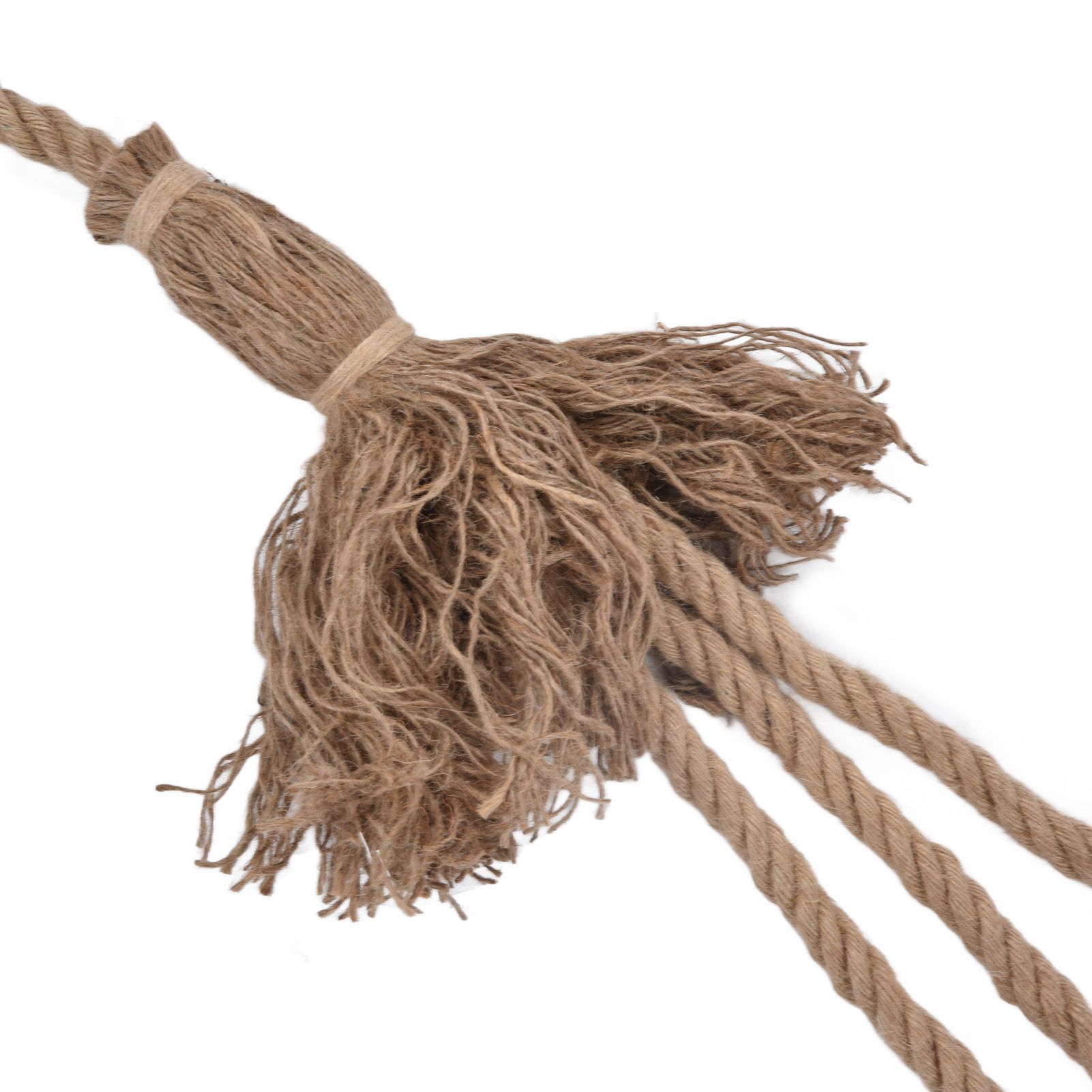 Hemp Rope Vintage Pendant Light Cord Hemp Light Cord 1.5m with 3 Bulb Base for view 13