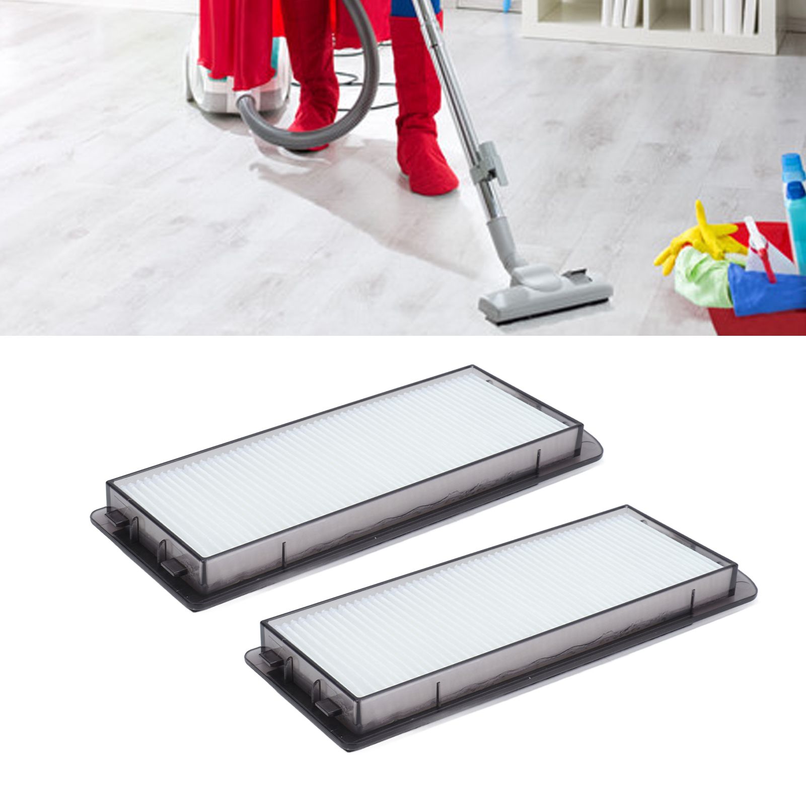2PCS Robot Vacuum Mop Filter Harmless Vacuum Cleaner Replacement Filter for view 12