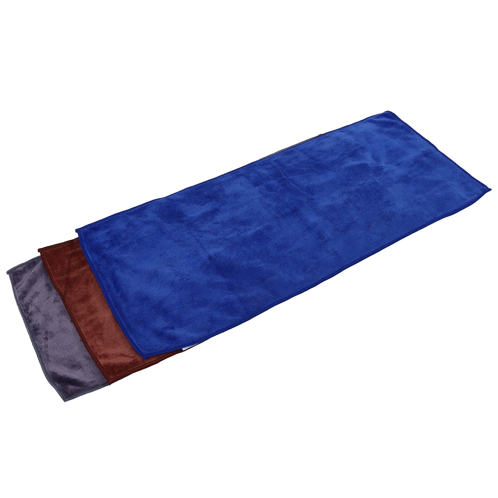 3Pcs Multifunctional Microfiber Car Towels Super Absorben Car Wash Drying view 2