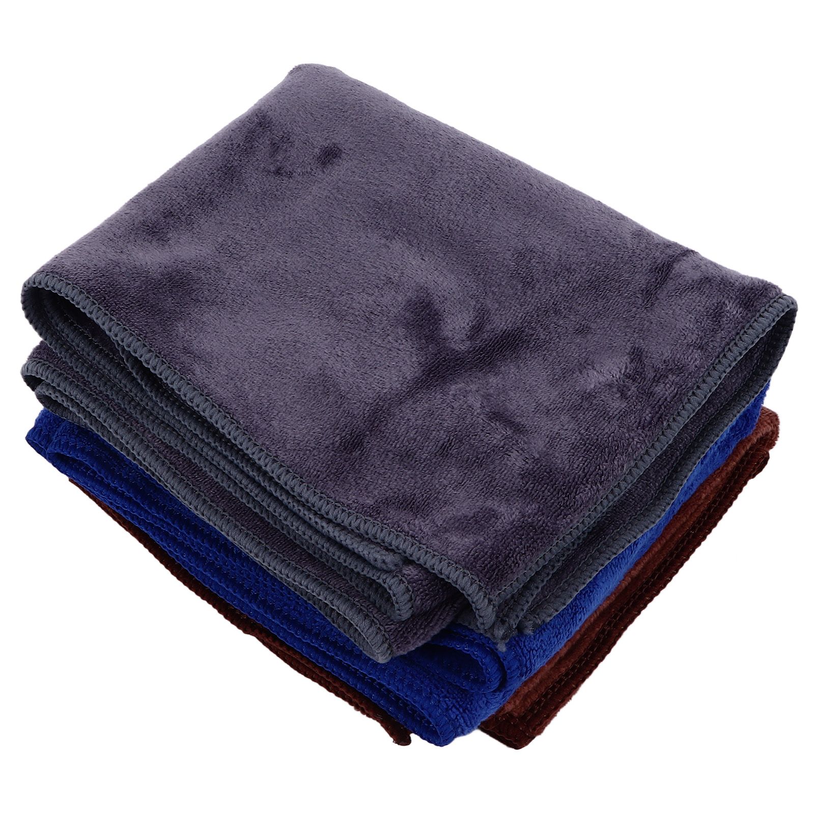 3Pcs Multifunctional Microfiber Car Towels Super Absorben Car Wash Drying view 5