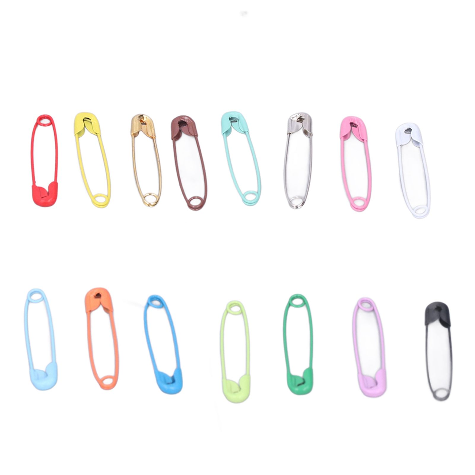 Safety Pins DIY Making Reliable Locking Design Glossy Bright Small Compact view 3