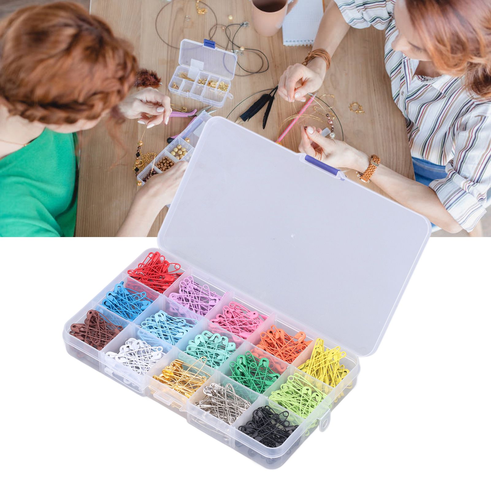 Safety Pins DIY Making Reliable Locking Design Glossy Bright Small Compact view 12
