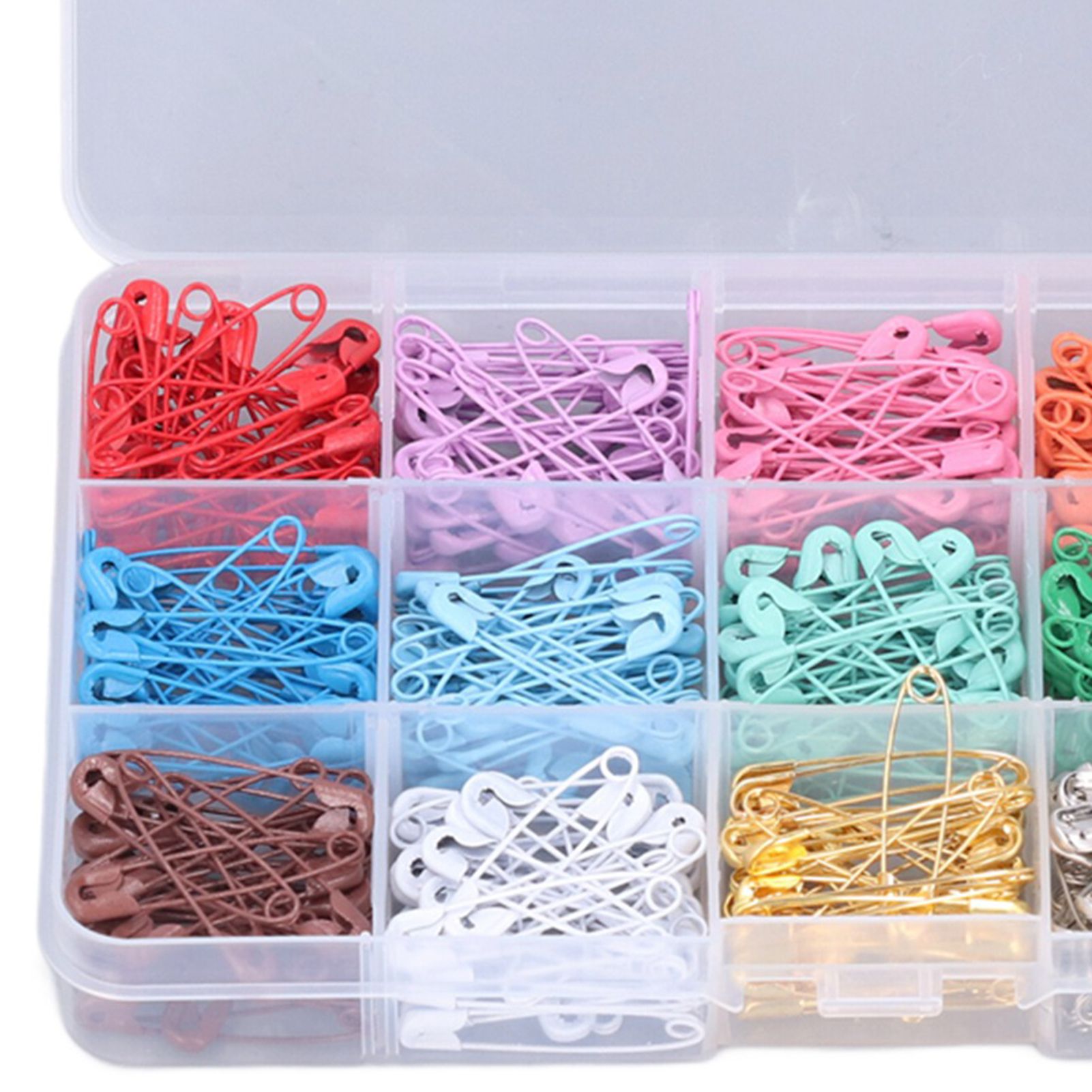 Safety Pins DIY Making Reliable Locking Design Glossy Bright Small Compact view 13