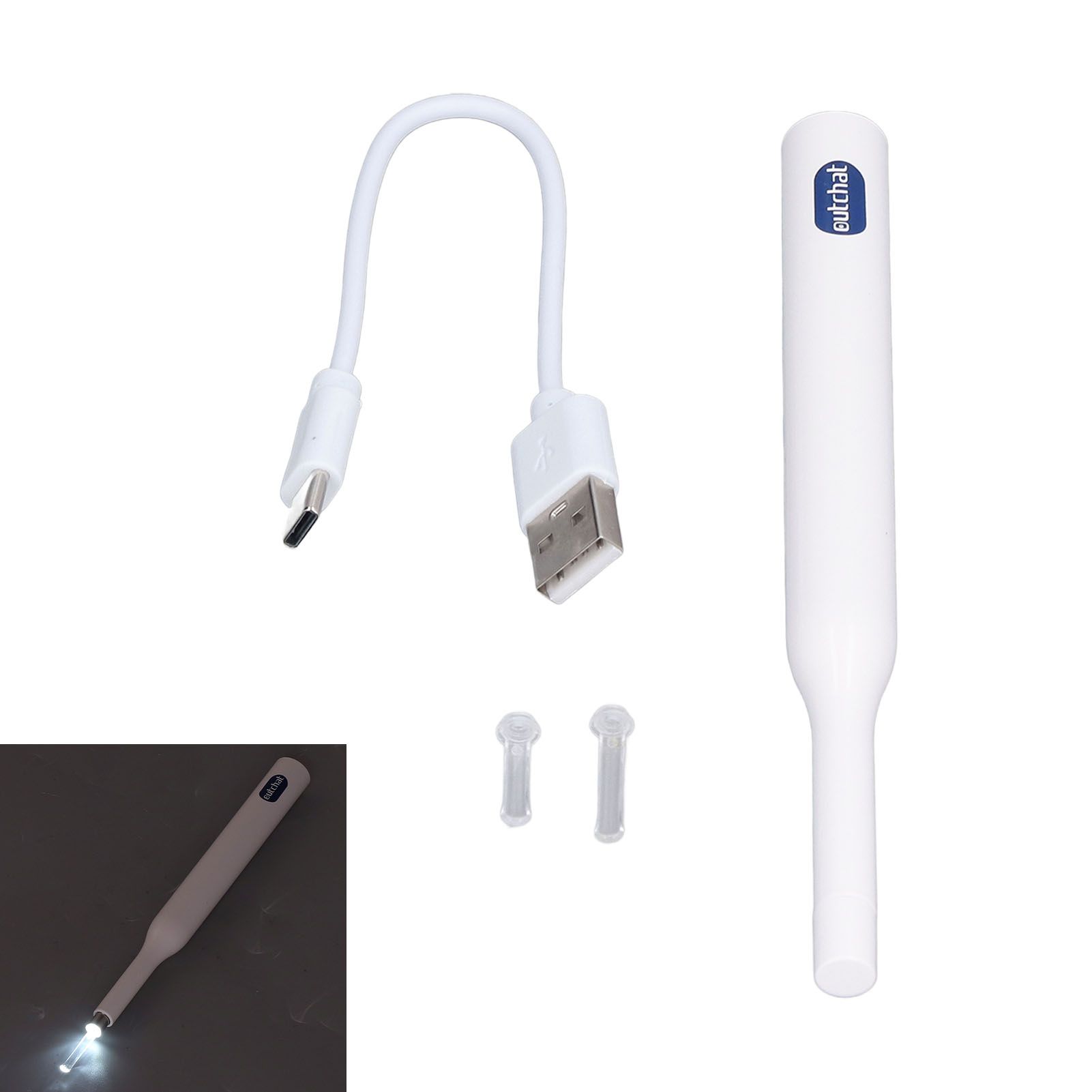 Wireless Otoscope 2.4Ghz Wireless 360 Degrees Wide Angle Lens 20fps CMOS Type view 13