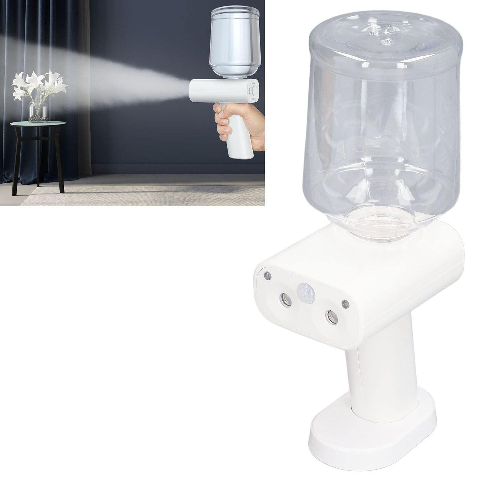 Handheld Fogger Machine Human Body Sensing Atomizing Sprayer Rechargeable view 11