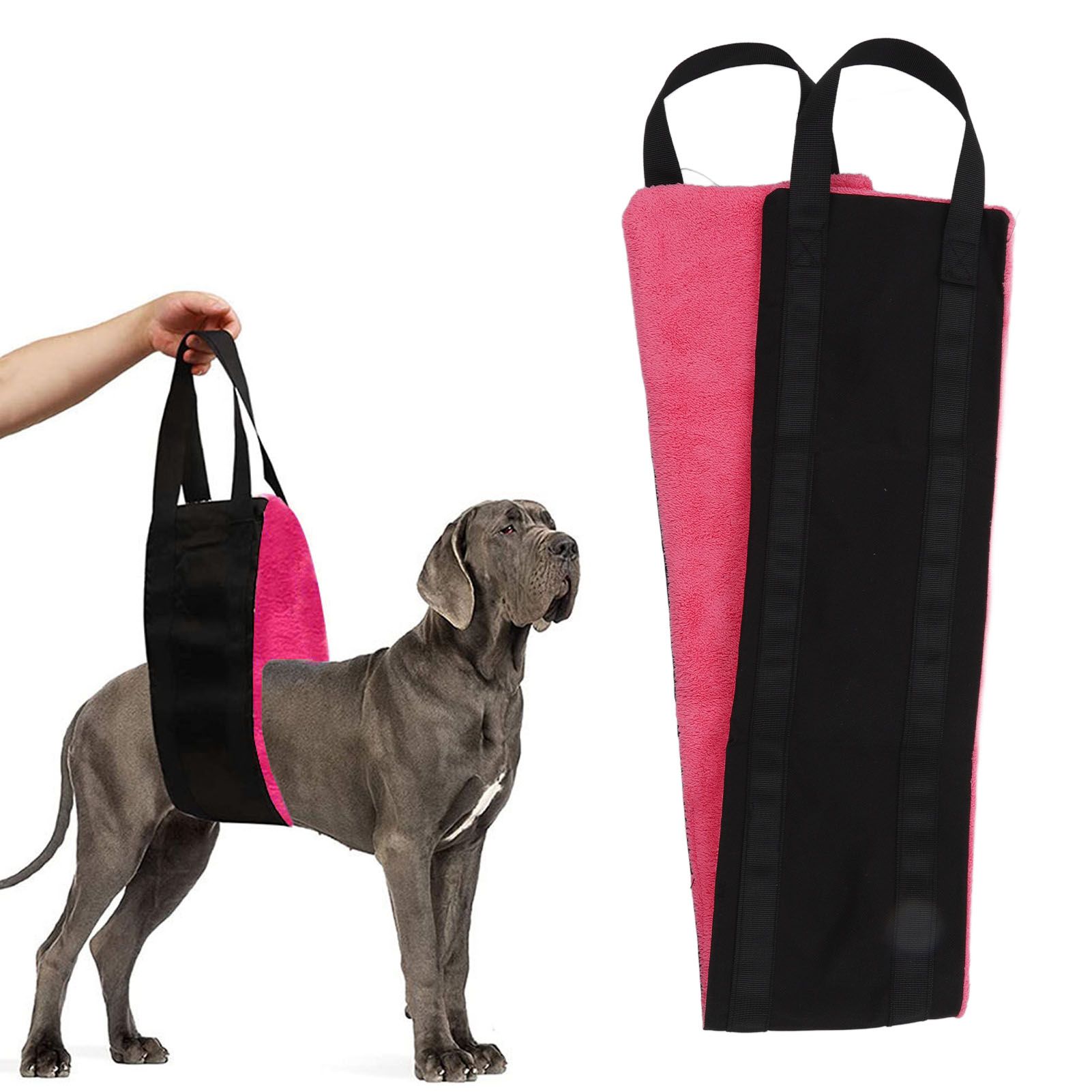 Dog Sling Oxford Cloth Simple Effective Pet Lift Sling Harness Pet Assist Belt view 12