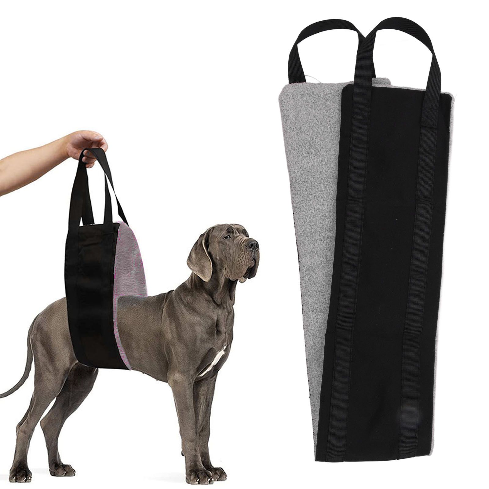 Dog Sling Oxford Cloth Simple Effective Pet Lift Sling Harness Pet Assist Belt view 12