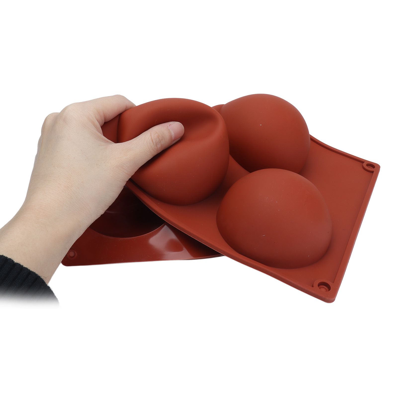 Hemisphere Silicone 3D Mold Chocolate Mould for Making Chocolate Pastry Cake view 5