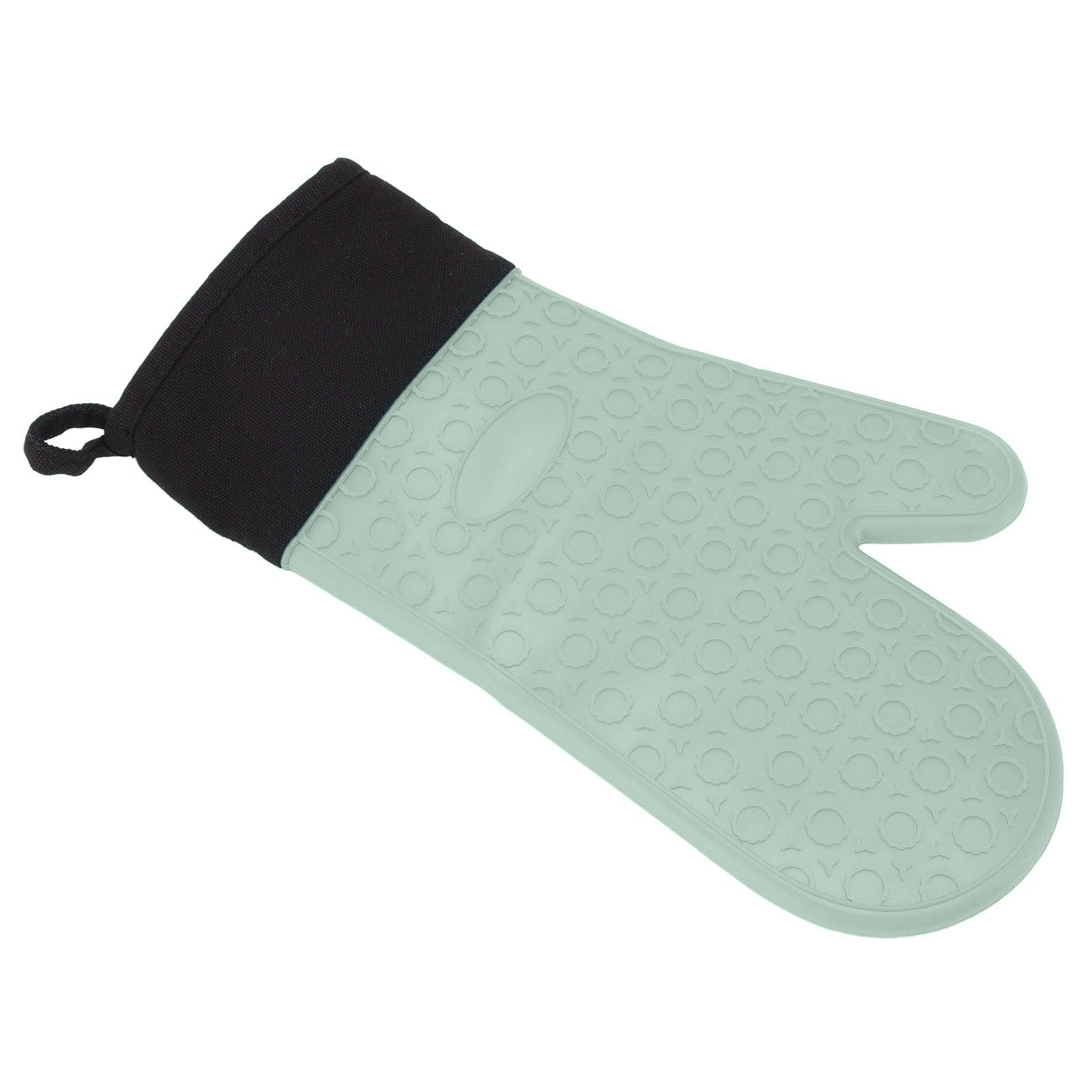 Silicone Oven Mitts Non Slip Kitchen Baking Gloves High Temperature Resistant view 6