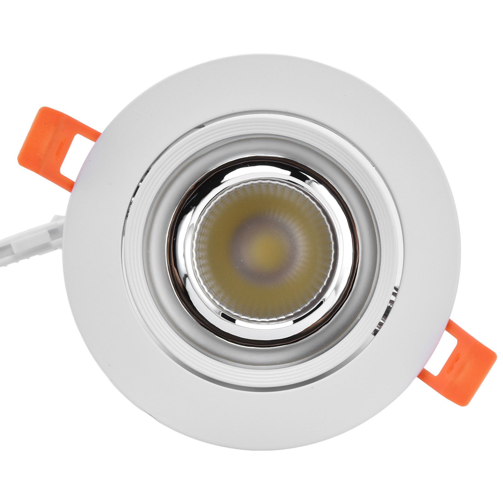 LED Downlight Aluminum Adjustable Angle Dustproof Ceiling Embedded Spotlight view 2