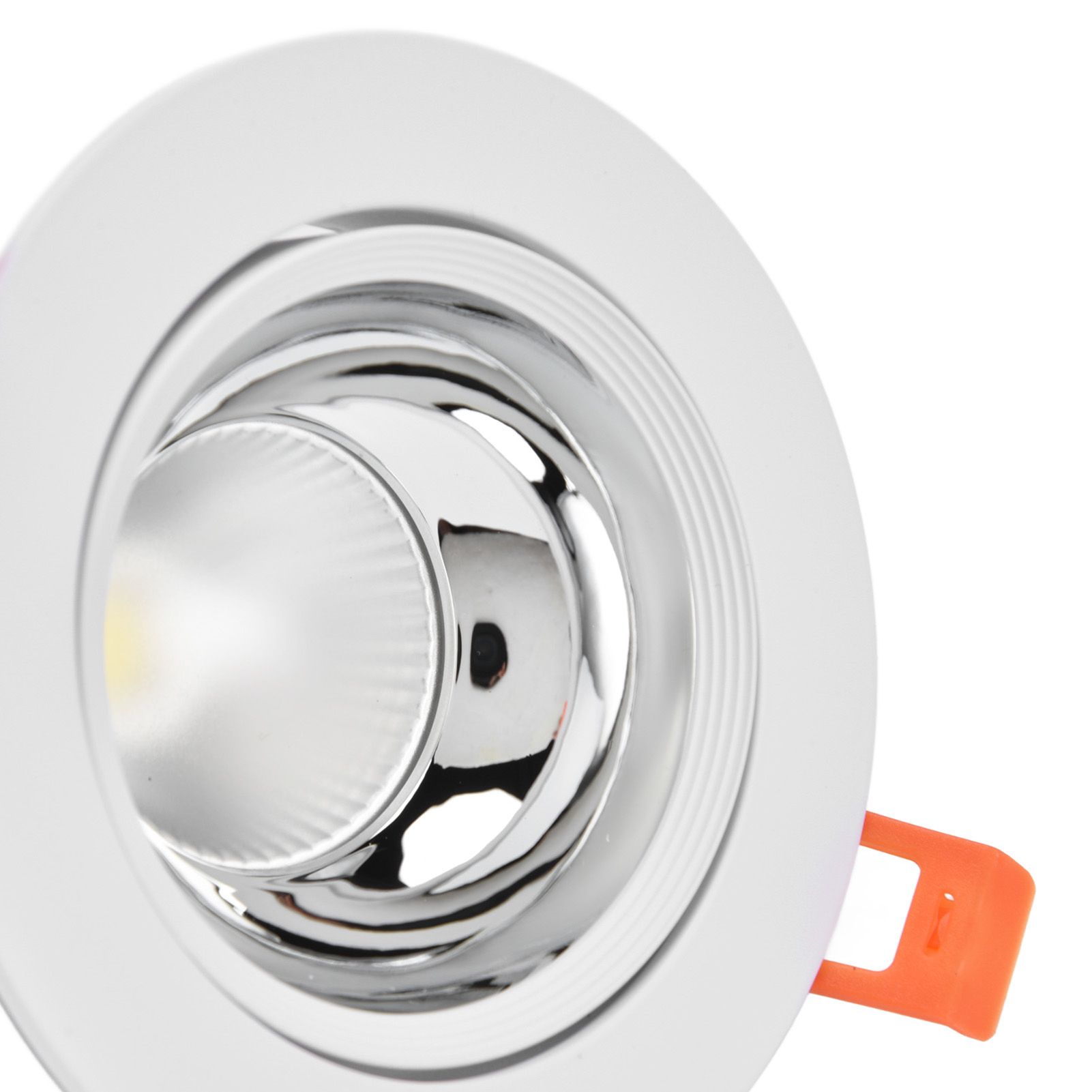 LED Downlight Aluminum Adjustable Angle Dustproof Ceiling Embedded Spotlight view 13