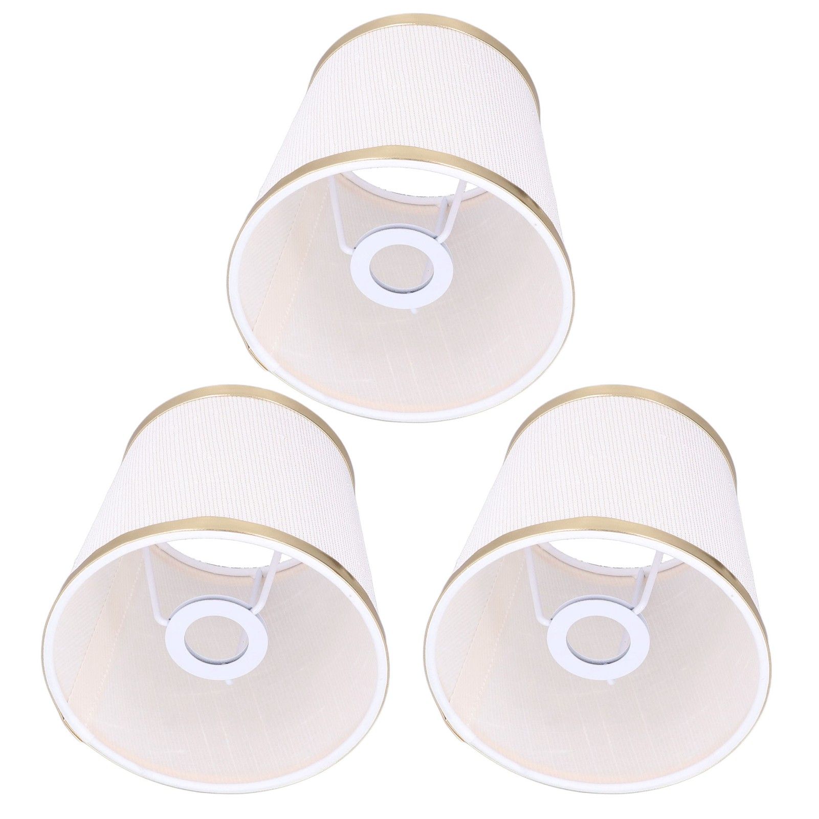 3PCS E14 Lampshade Barrel Shape Table Lamp Shade Meson Installation Fabric view 5