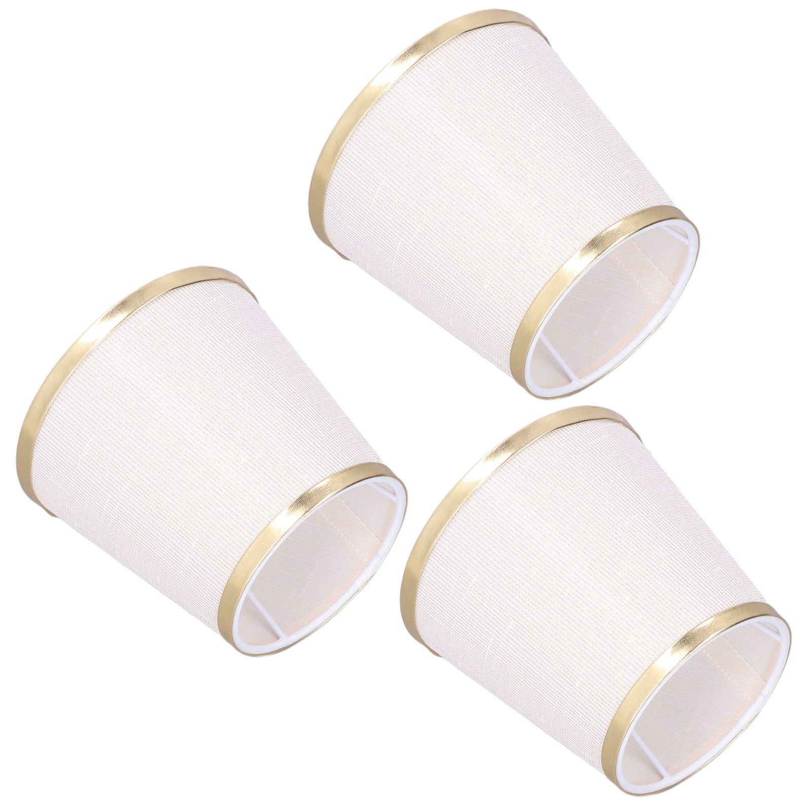 3PCS E14 Lampshade Barrel Shape Table Lamp Shade Meson Installation Fabric view 6